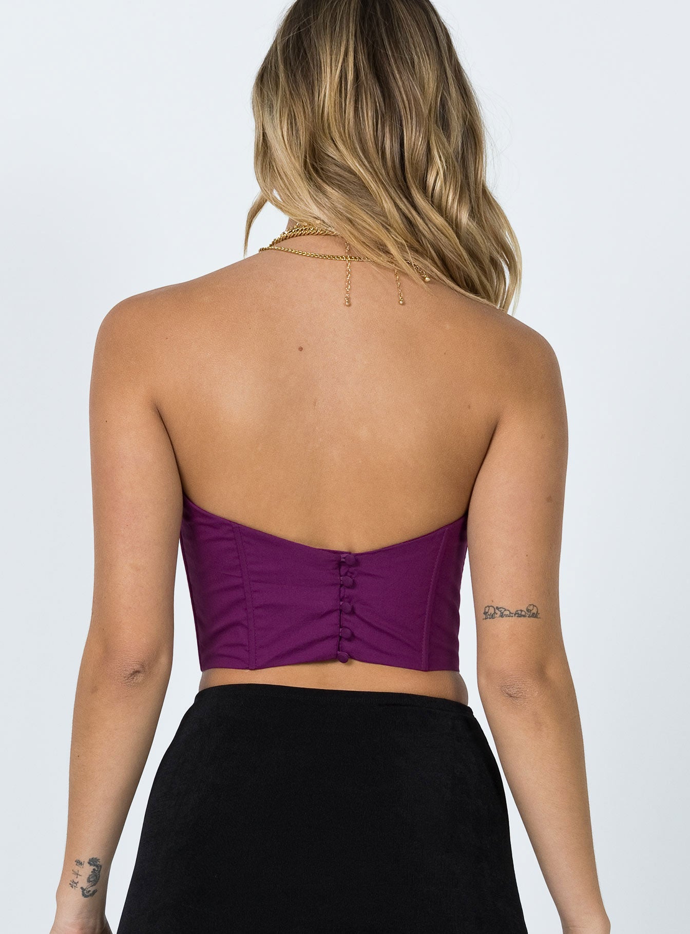 Bad Gal Bustier Purple - Image 6
