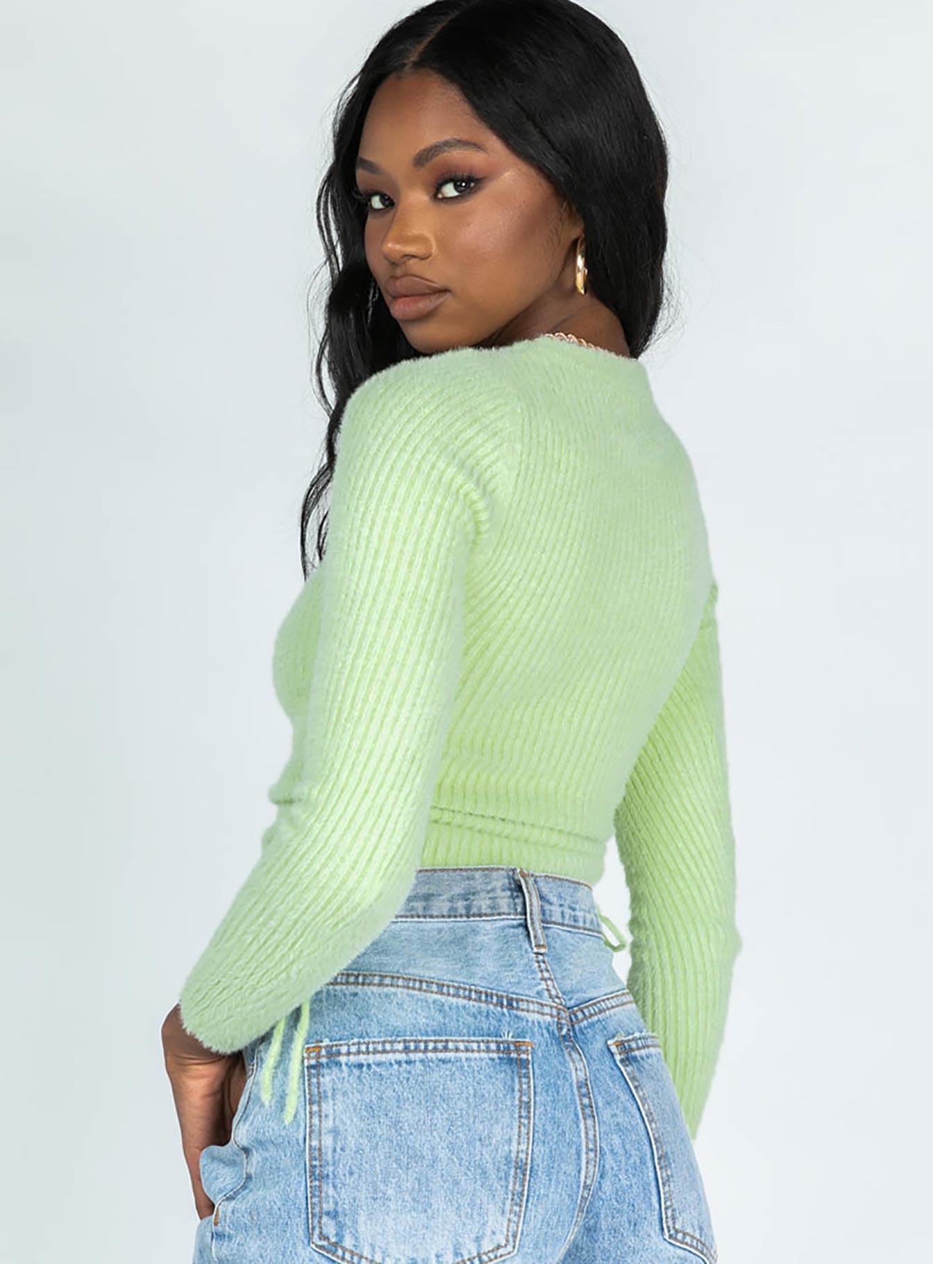 Jesica Sweater Green - Image 4