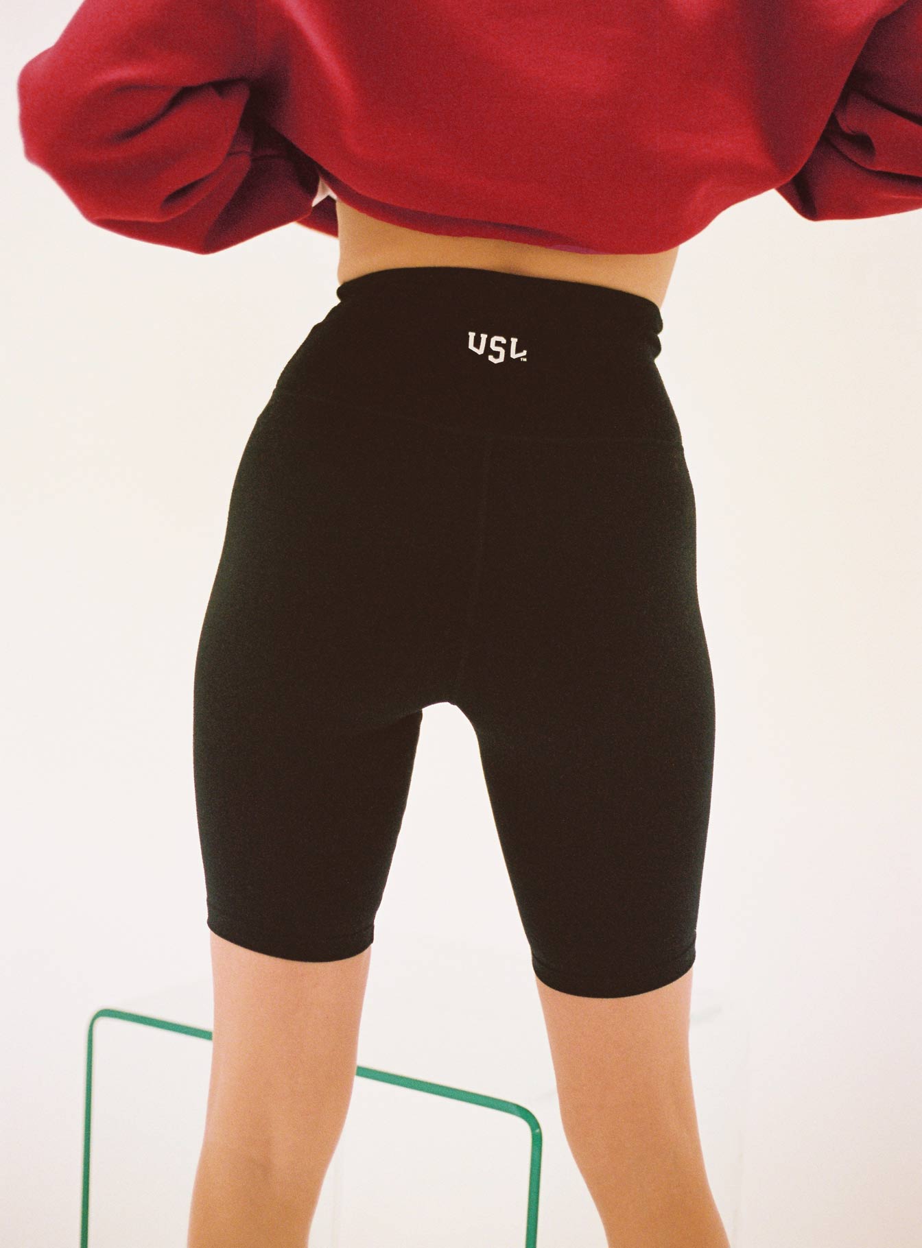 Harvard University Bike Shorts Black - Image 4