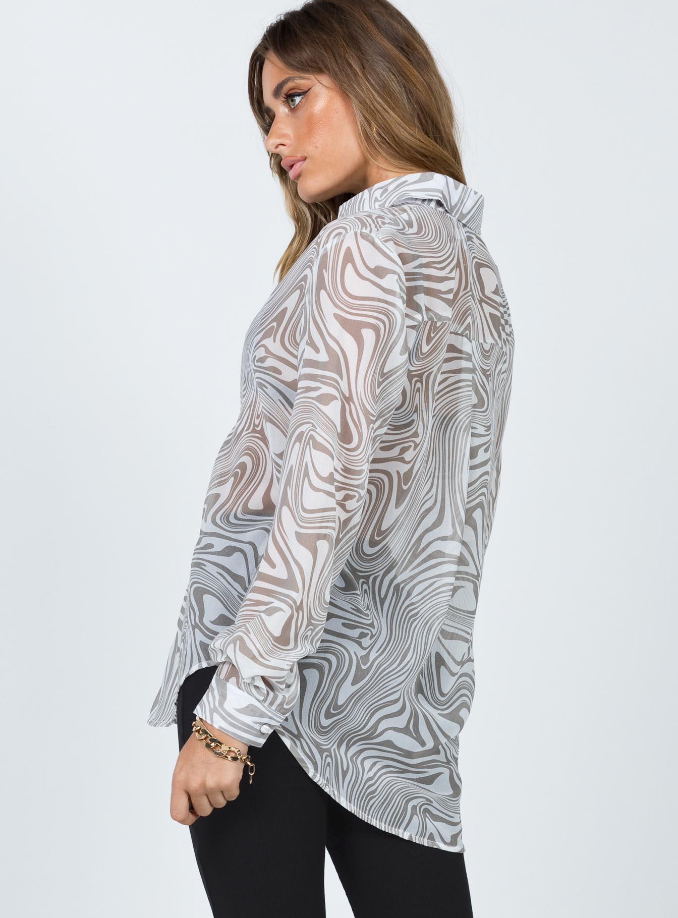 Hayden Shirt Beige - Image 5