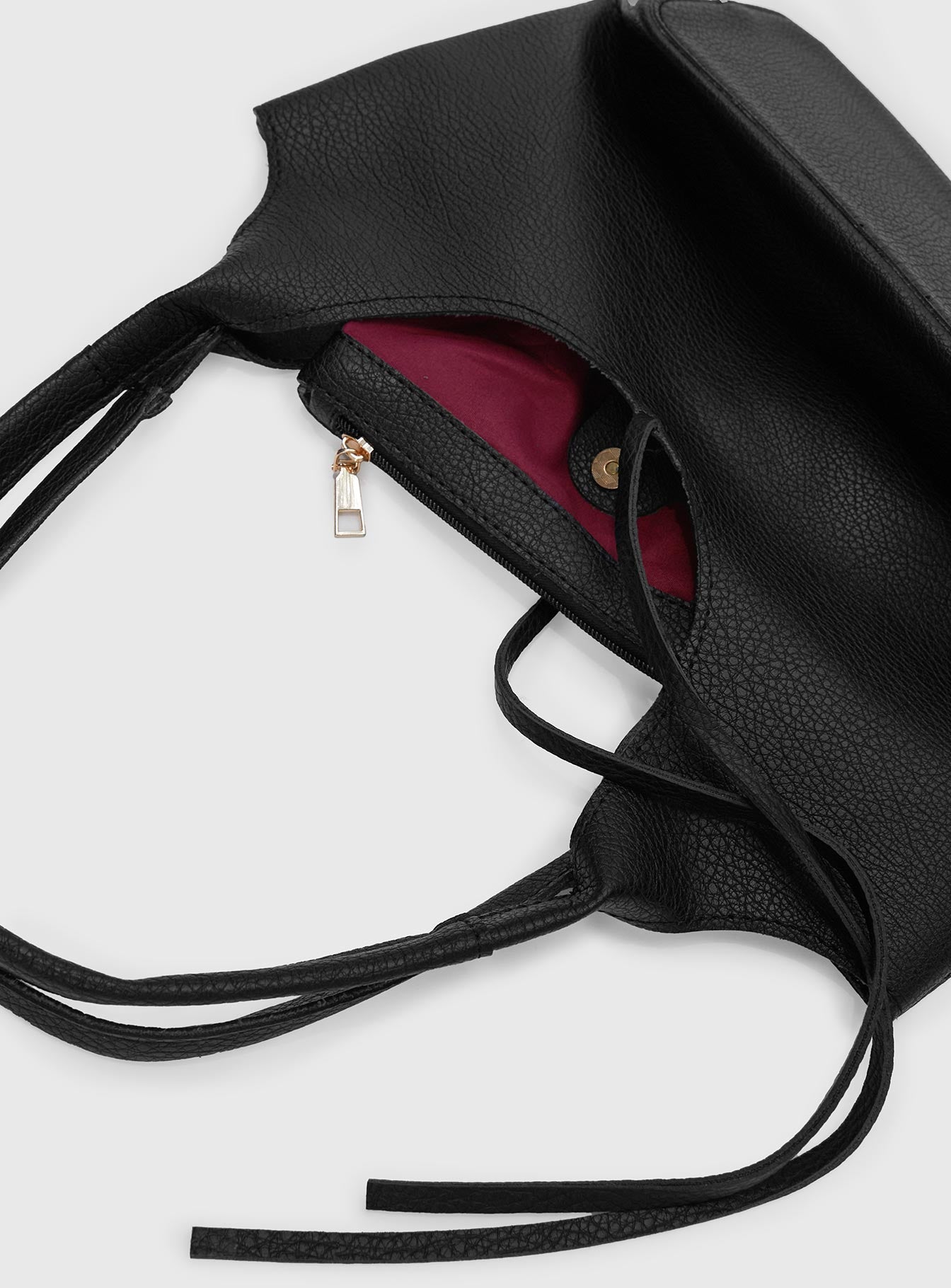 Nonstop Bow Detail Shoulder Bag Black - Image 5