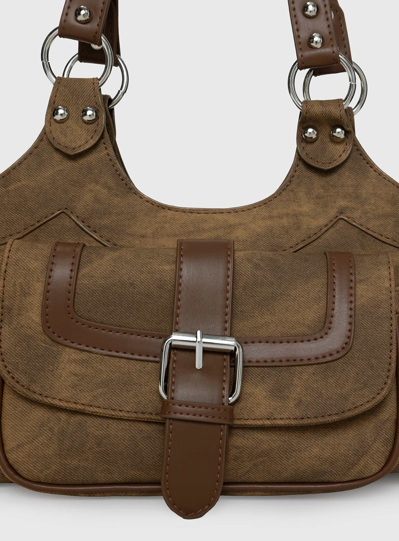 Airlea Shoulder Bag Brown - Image 5