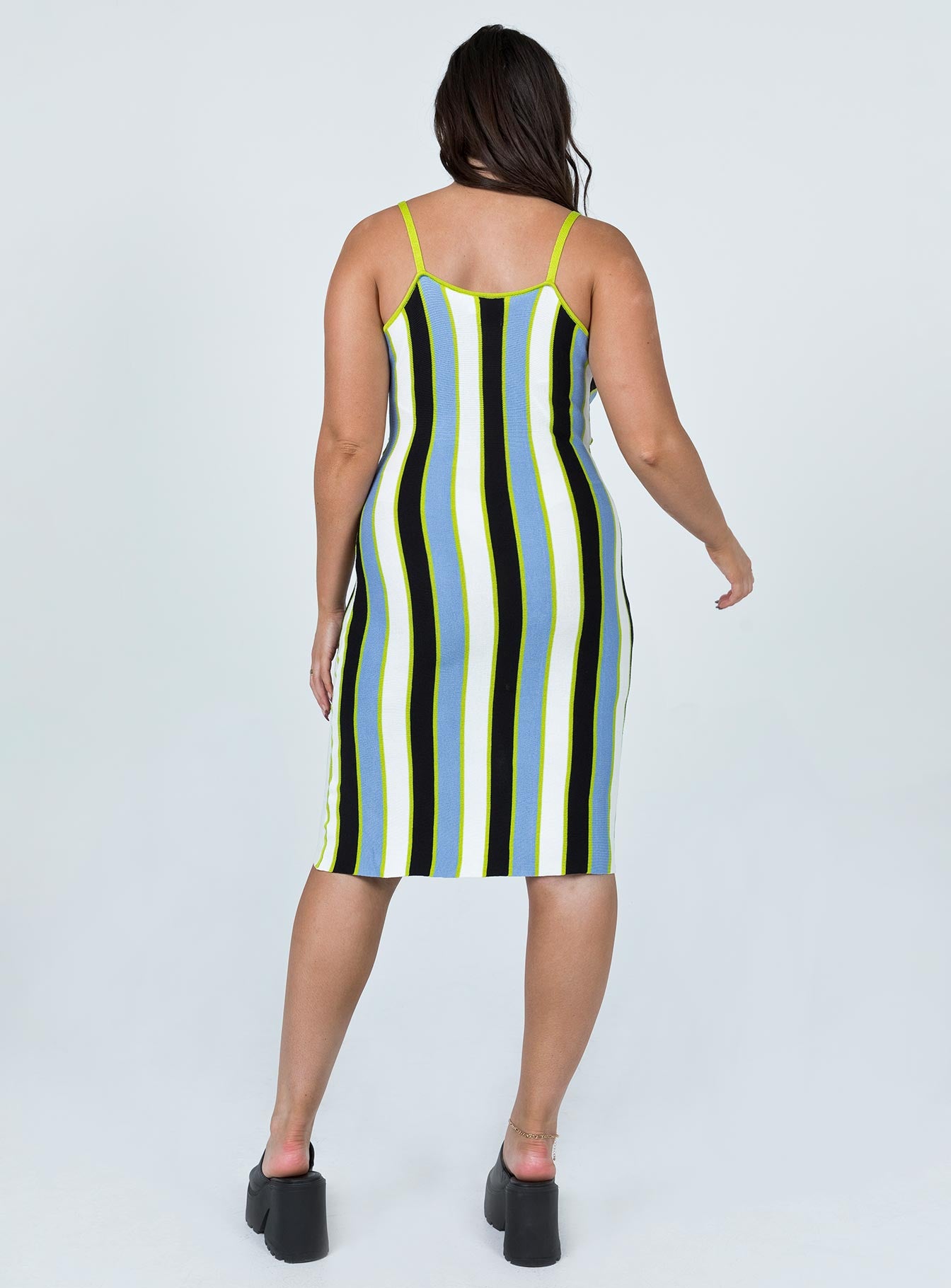 Parker Mini Dress Multi Stripe - Image 5