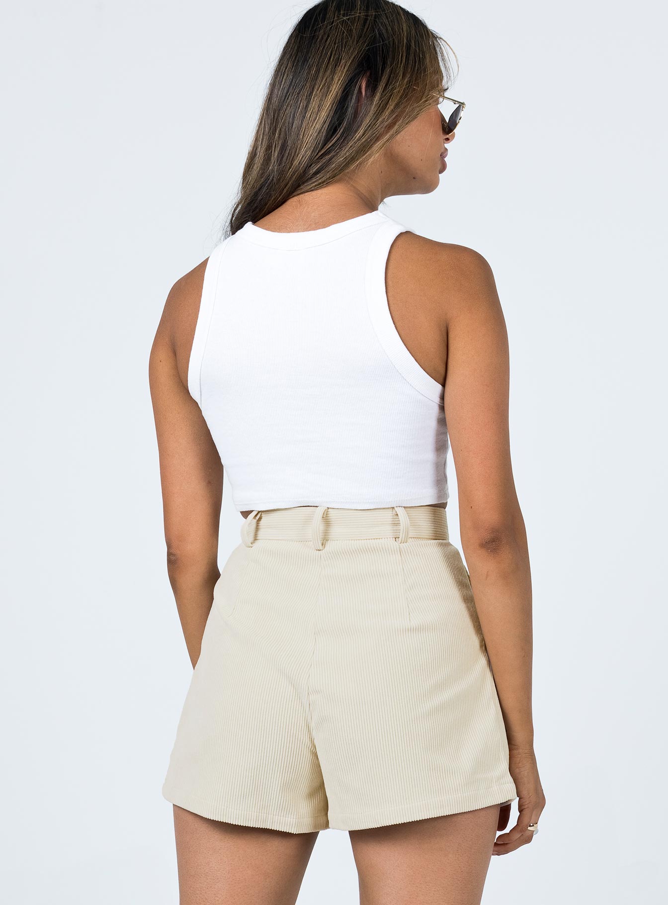 Rhanni Shorts Beige - Image 5