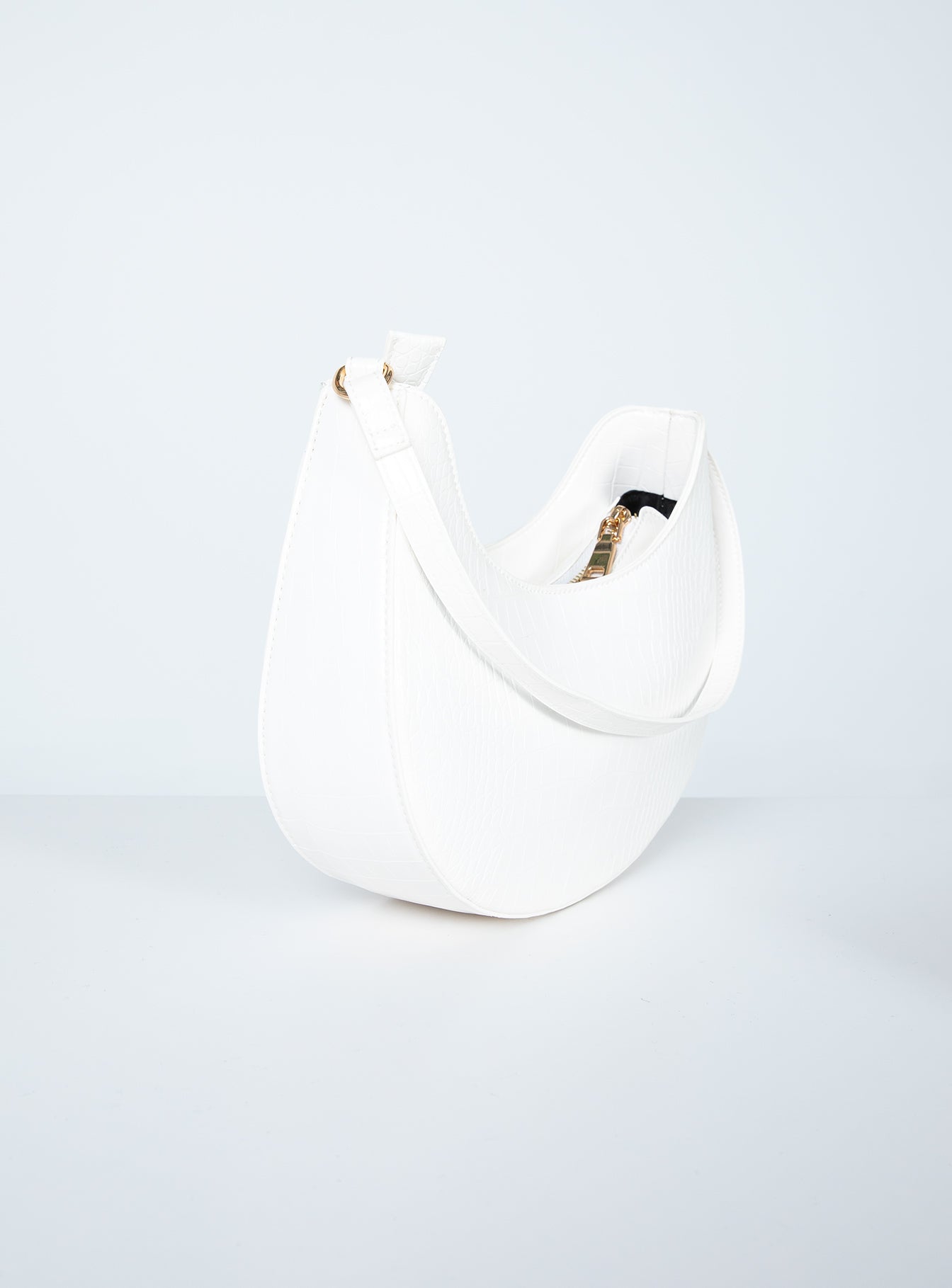 State of Mind Bag White Croc Eco - Image 3