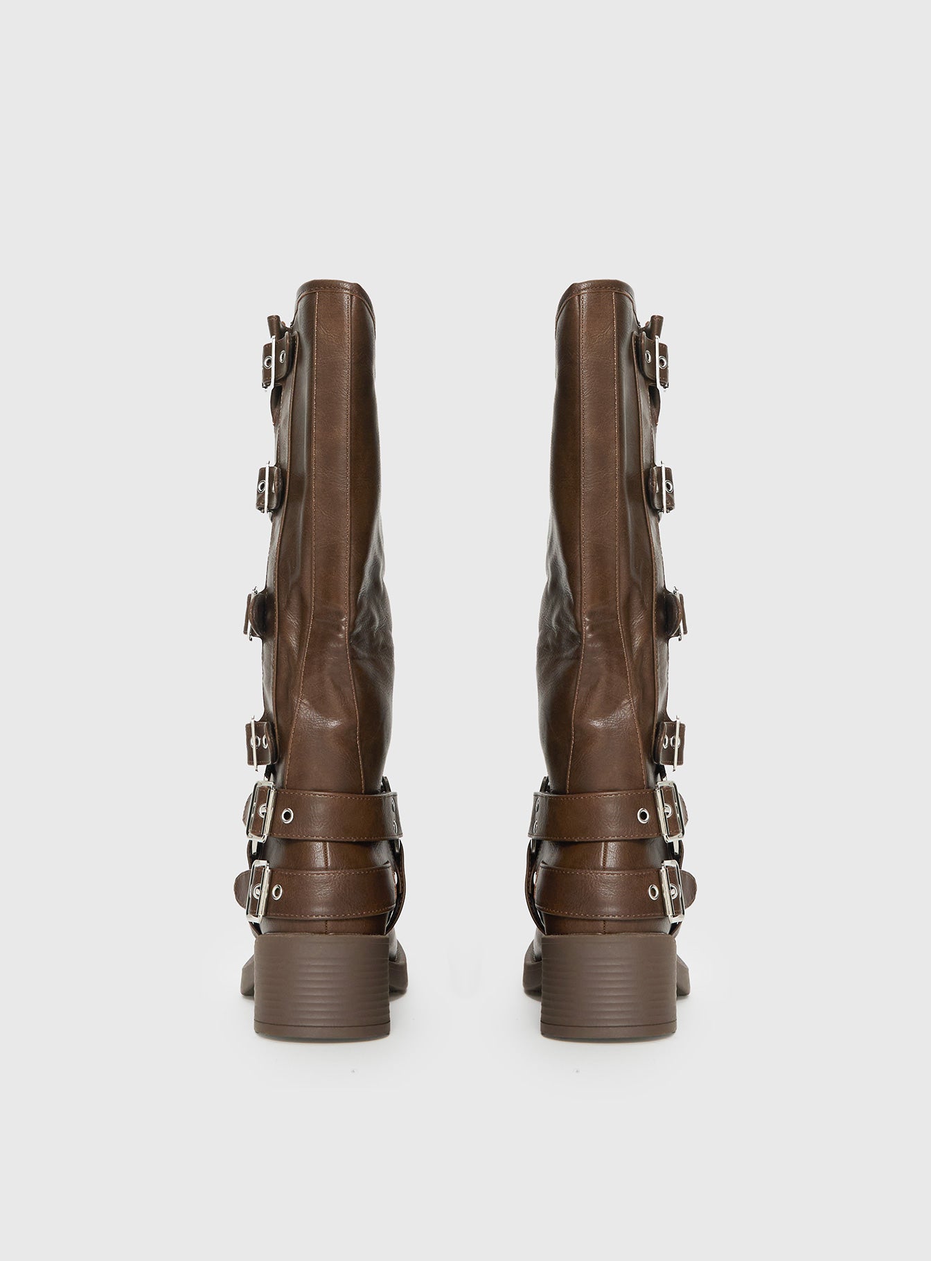 Buckle Down Boots Brown - Image 5
