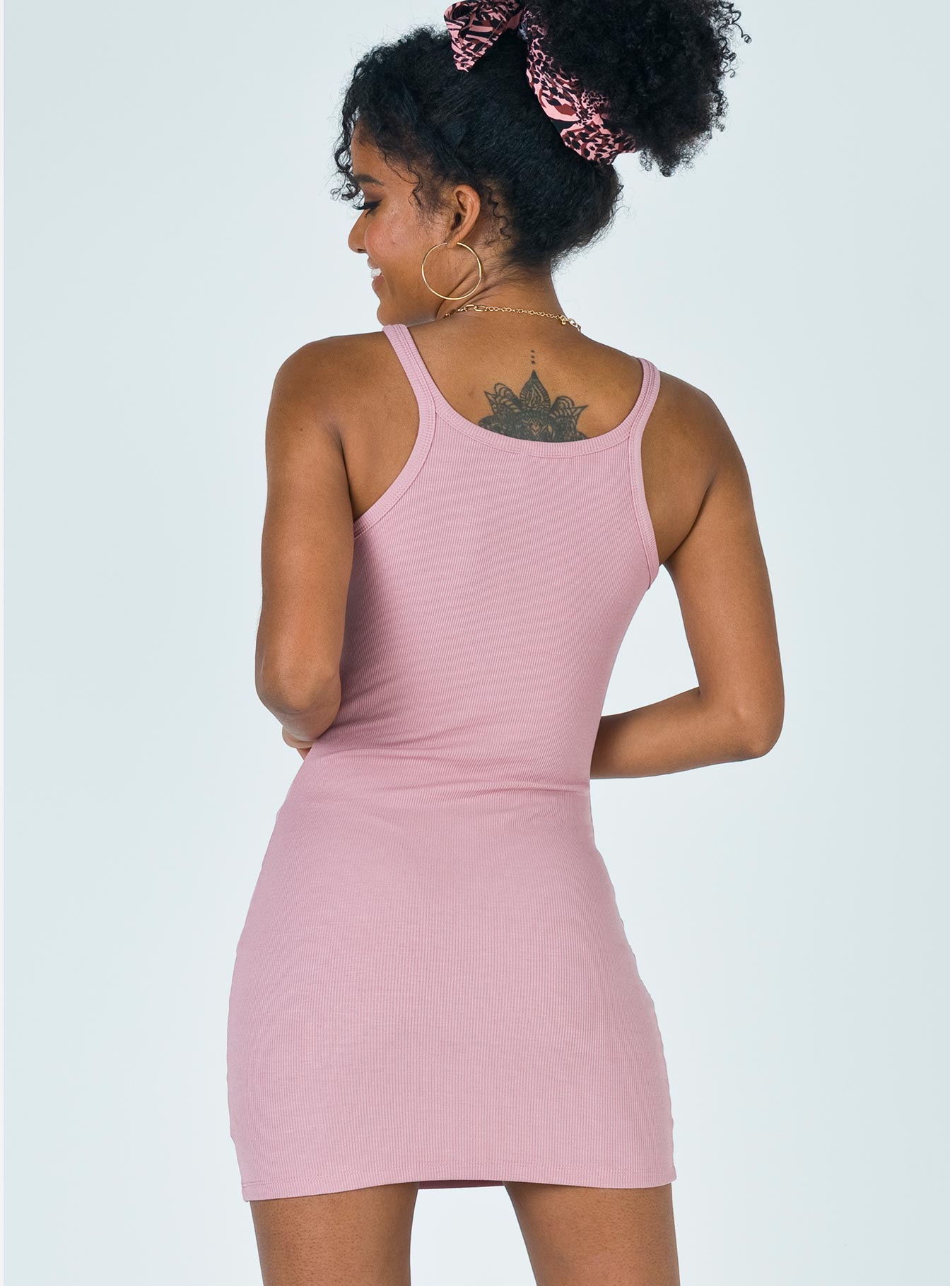 Kiera Mini Dress Pink - Image 4