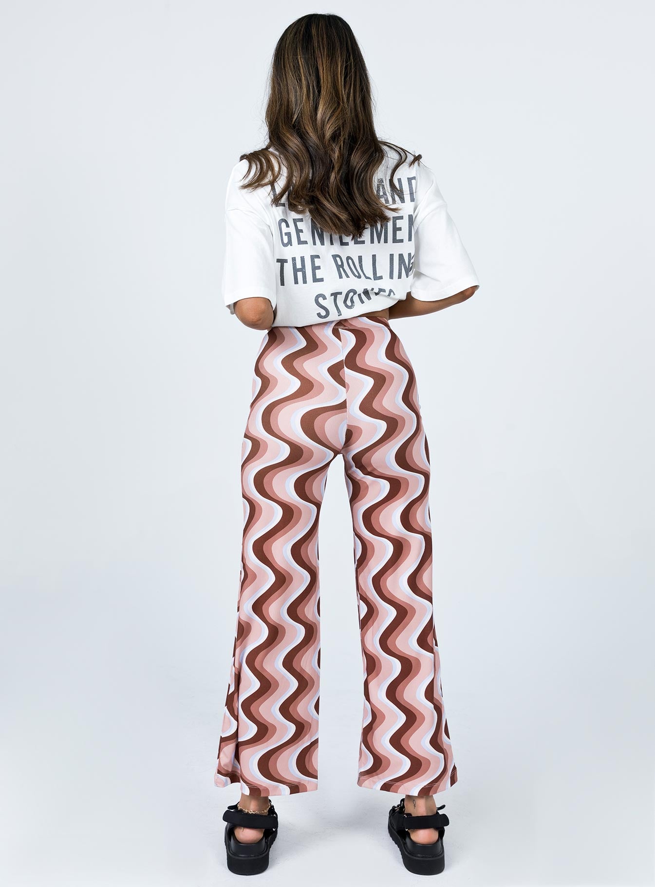 Retro Lights Pants Brown - Image 5