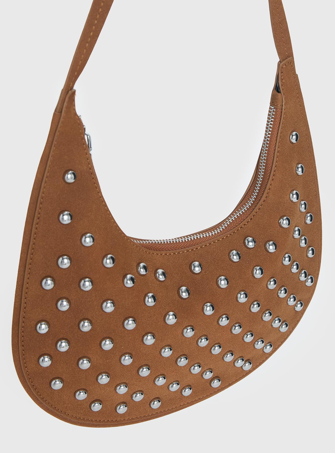 Like A Daydream Studded Bag Brown - Image 5
