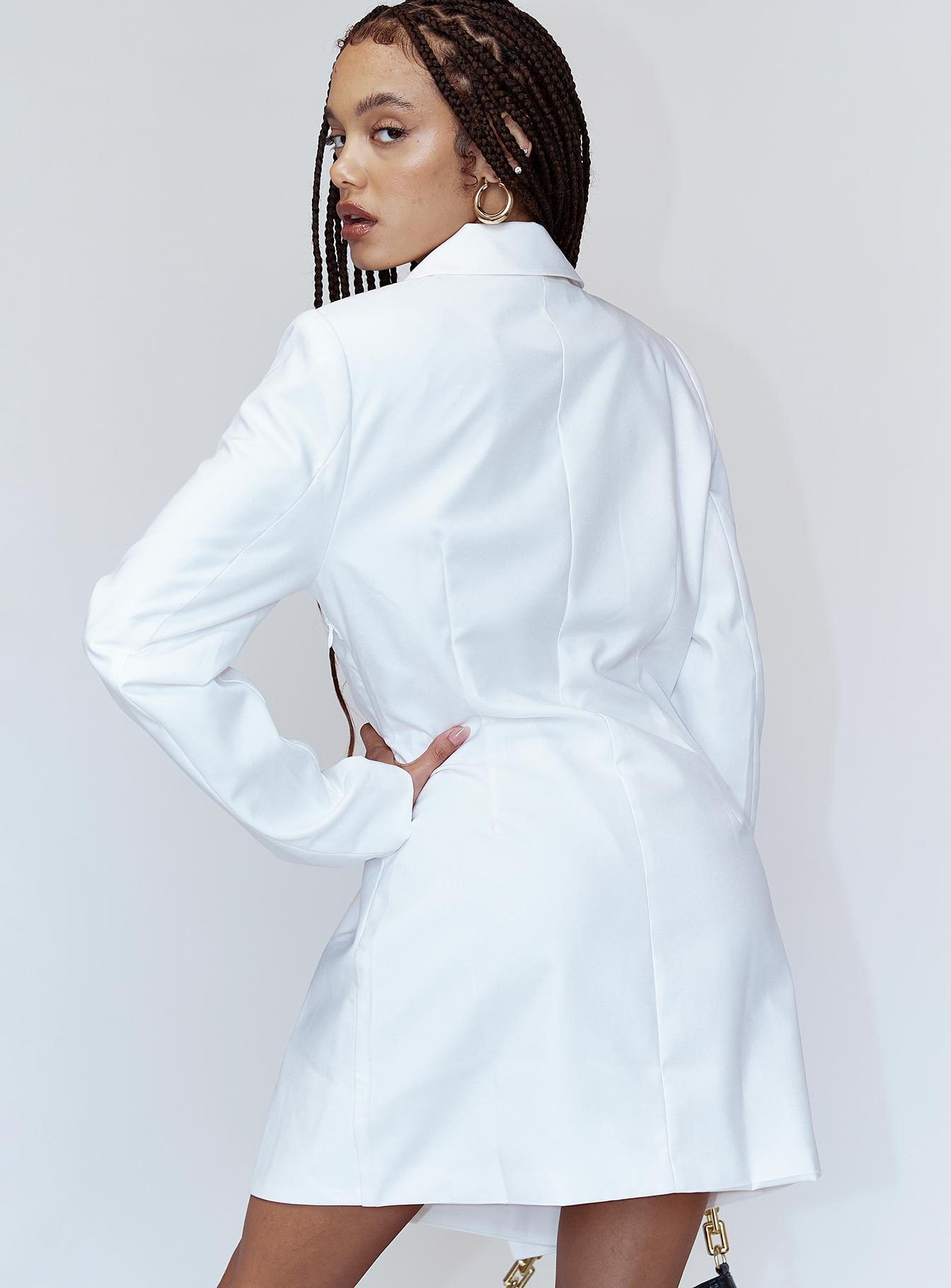 VIP Only Mini Dress White - Image 4