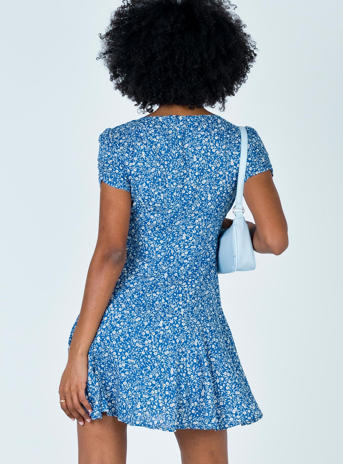 The Sting Mini Dress Blue Petite Lower Impact - Image 5