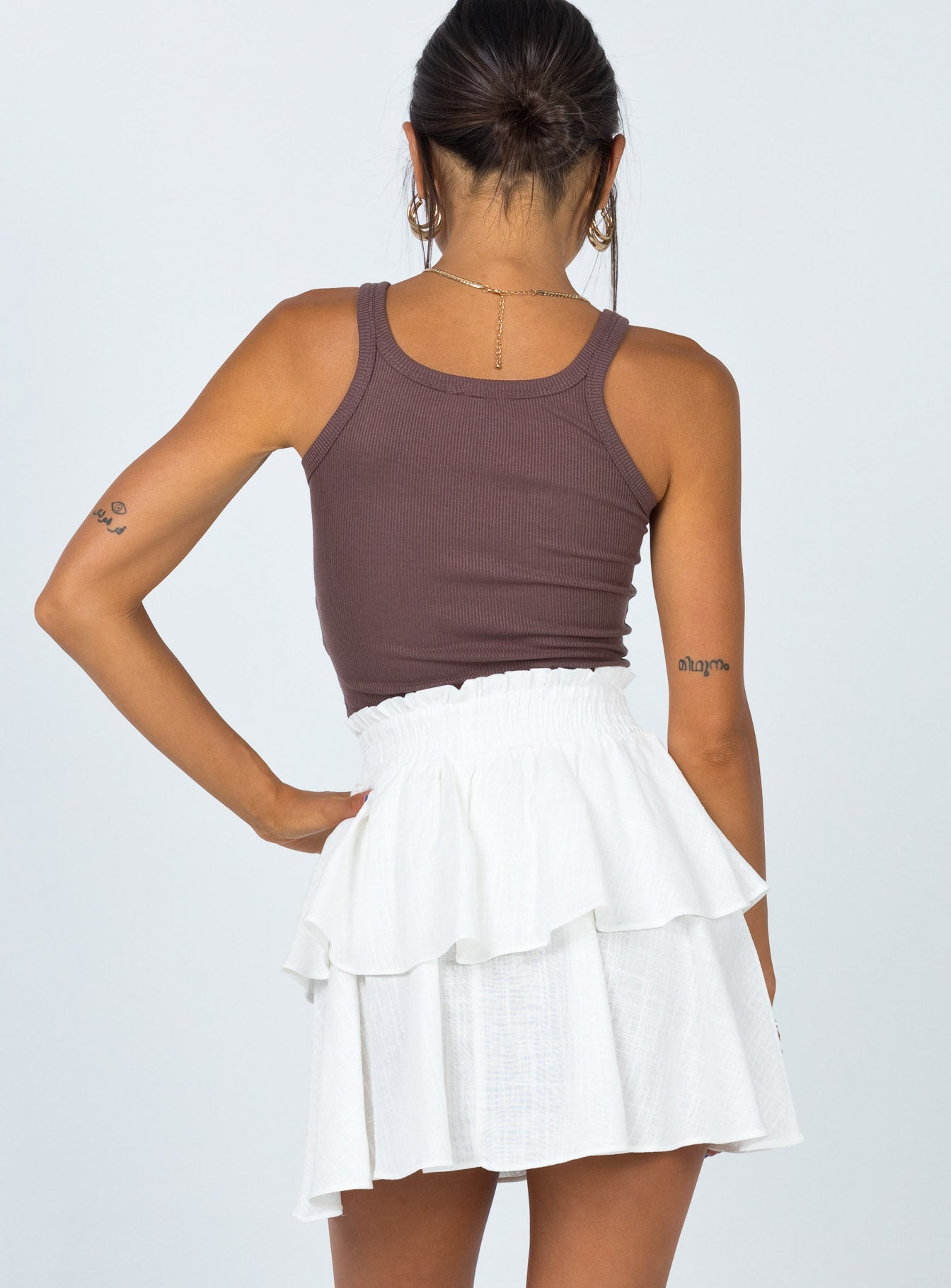 Greta Mini Skirt Off White - Image 5