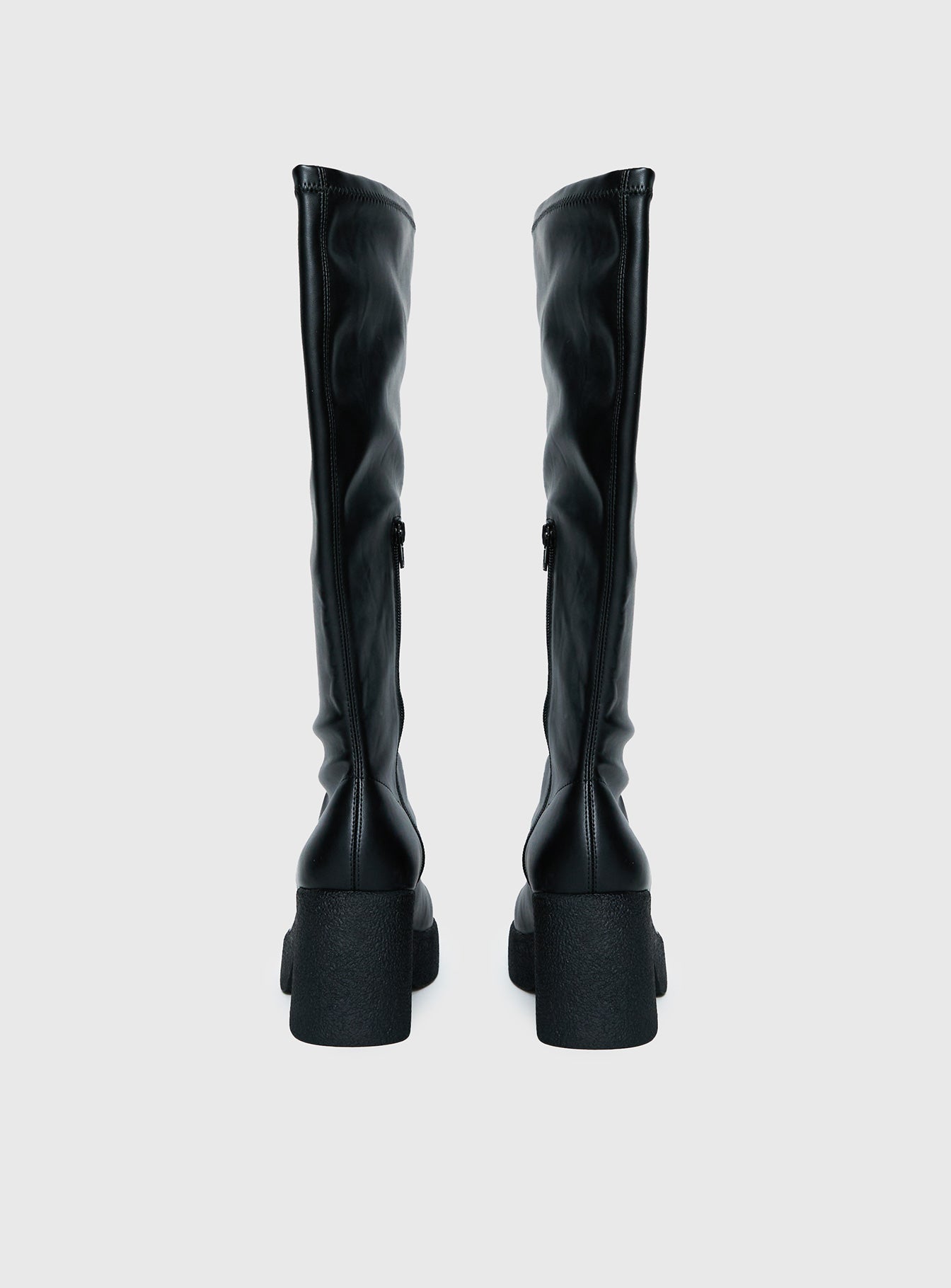 Westcott Knee High Boots Black - Image 5