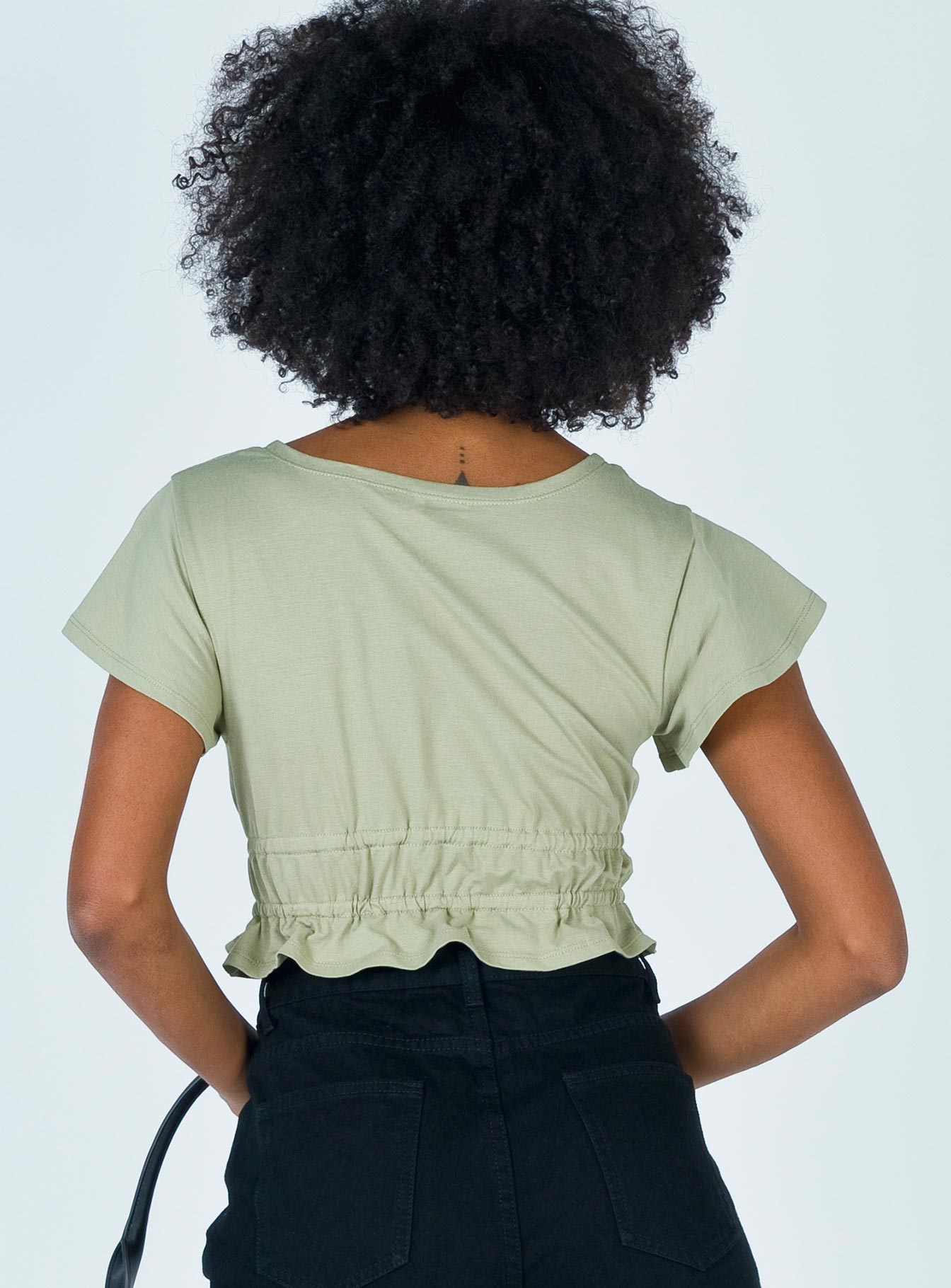 Jamison Reid Crop Top Khaki - Image 11