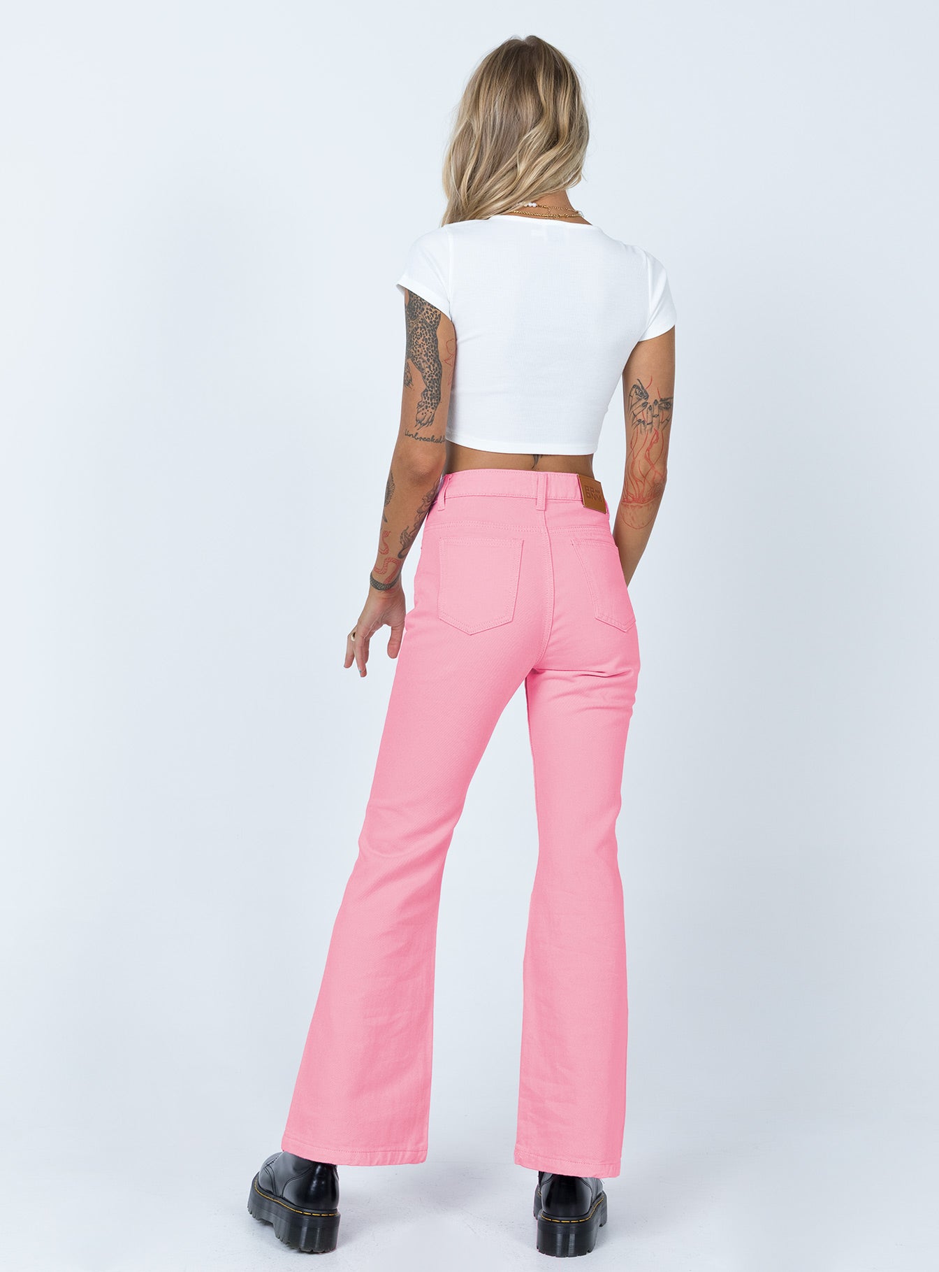 Cabarita Lounge Denim Jeans Pink - Image 6