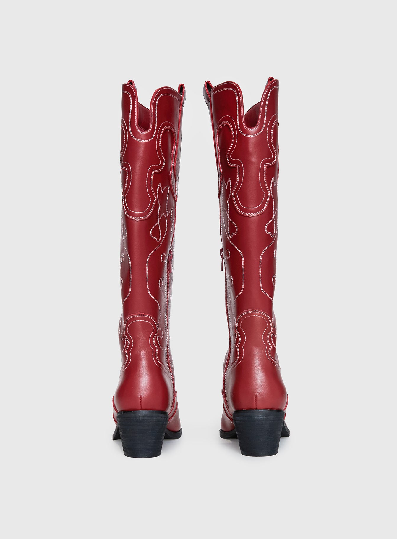 Therapy Malvin Cowboy Boots Cherry - Image 5