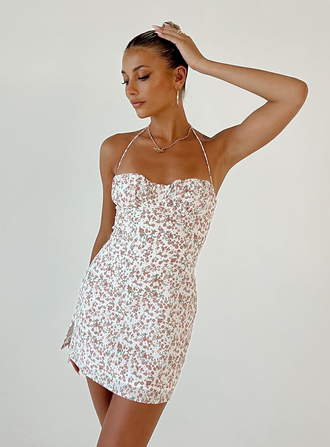 Acer Mini Dress Pink Multi - Image 6