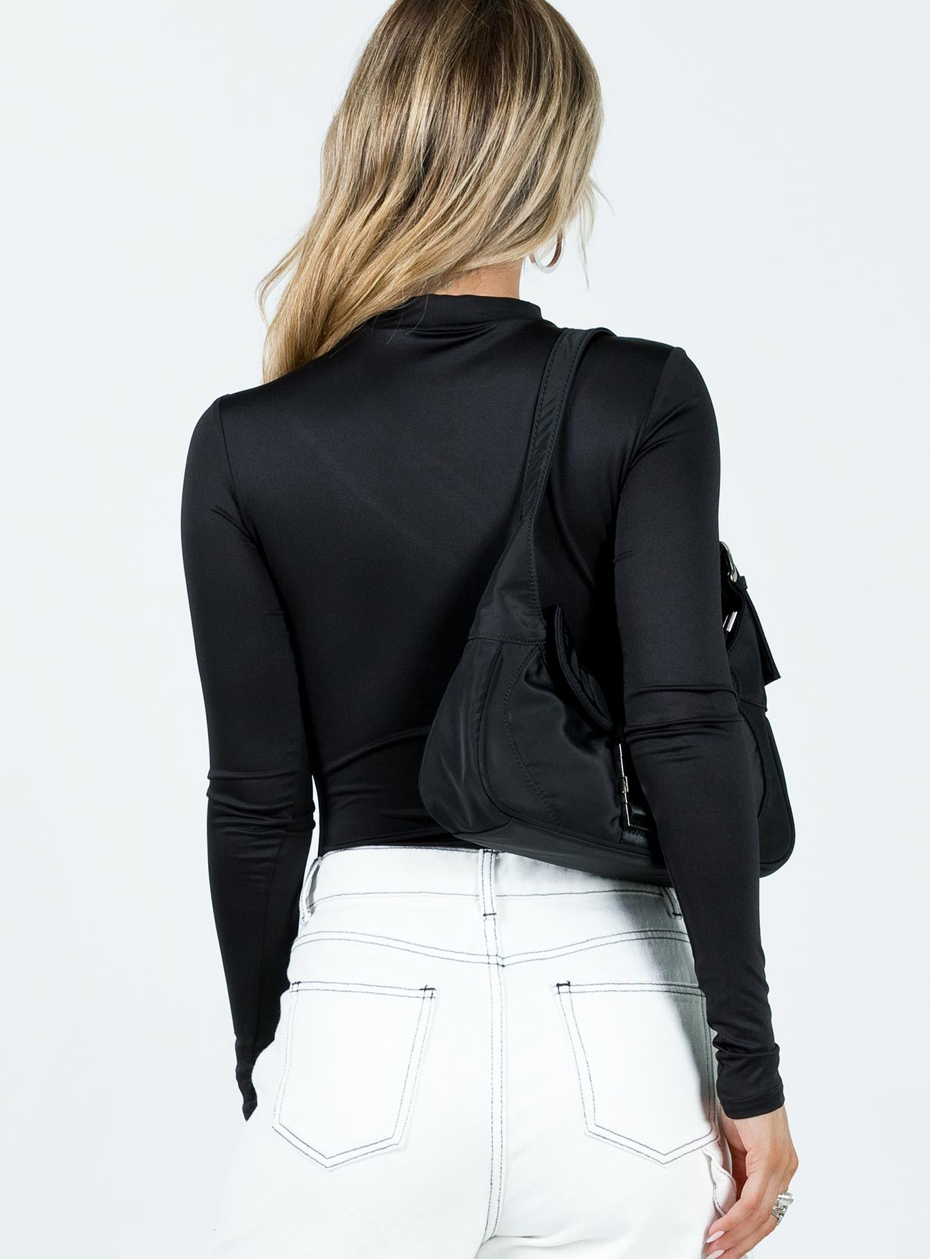 Belli Cut Out Bodysuit Black - Image 6