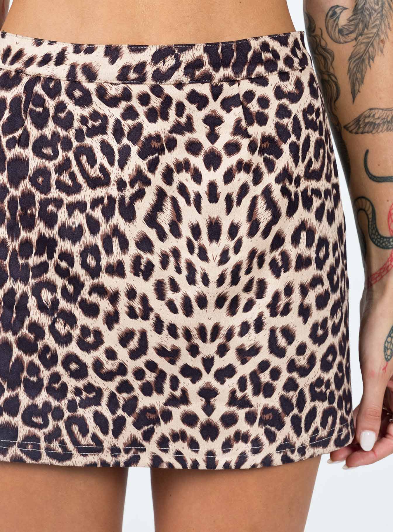 Siobhan Mini Skirt Beige - Image 5