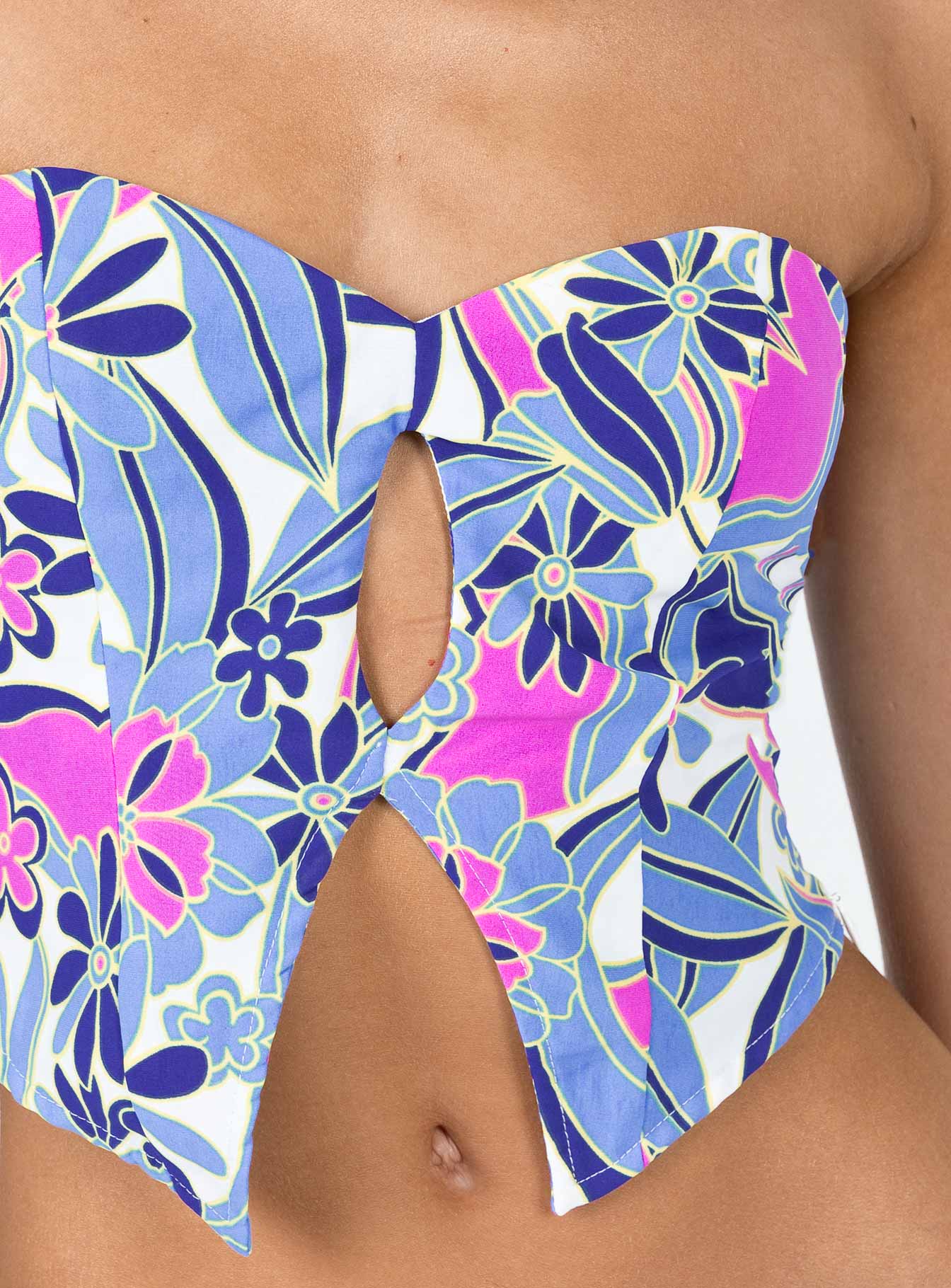 Amaia Top Pink Floral - Image 6