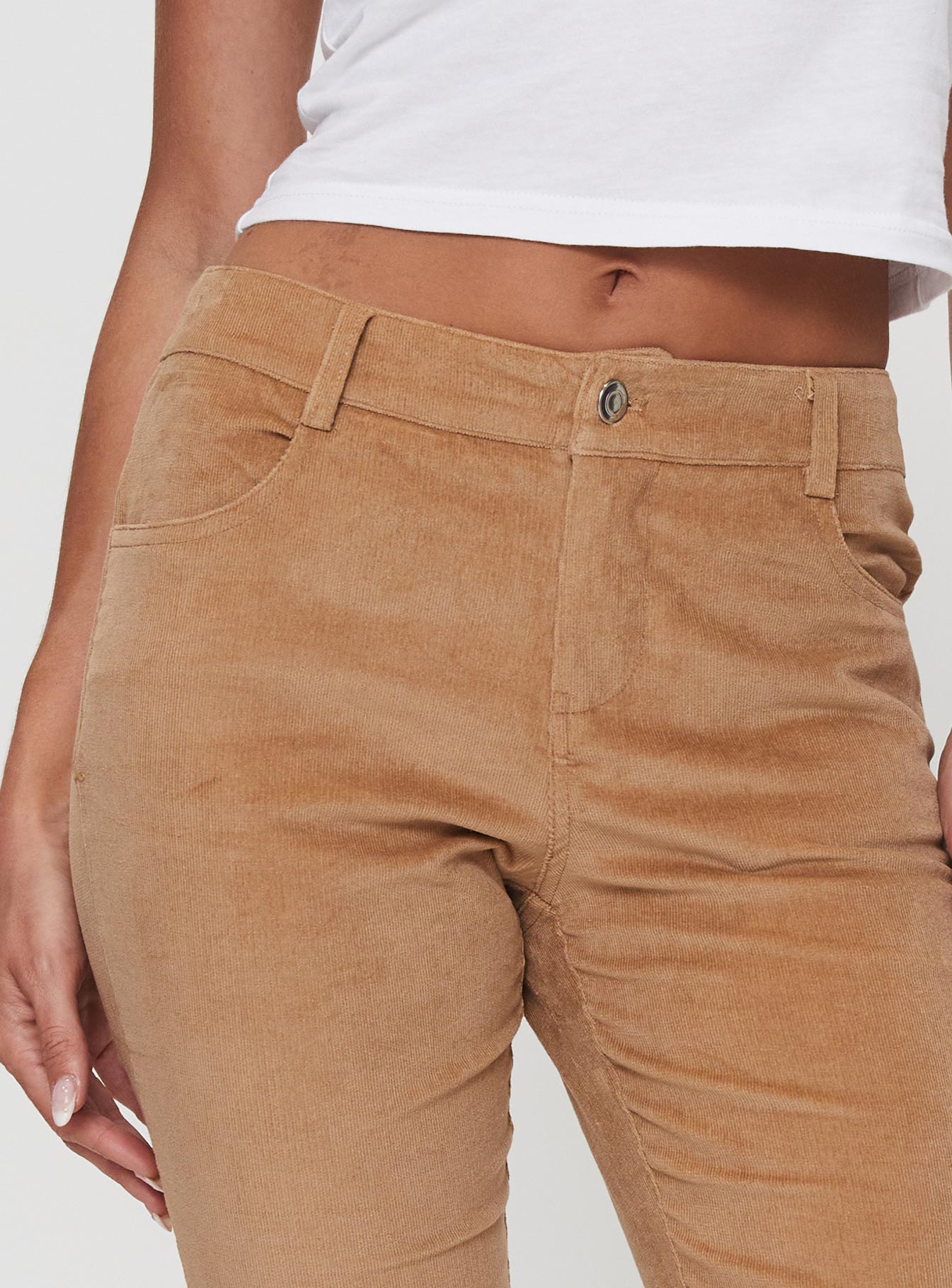 Troubadour Low Waist Jeans Tan - Image 5