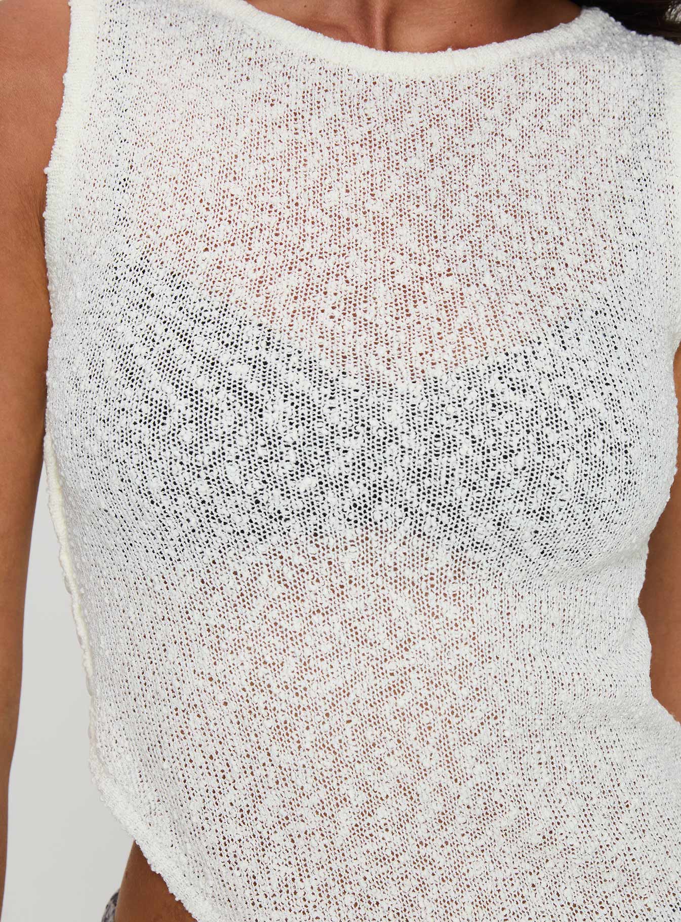Andromeda Knit Top Ivory - Image 6