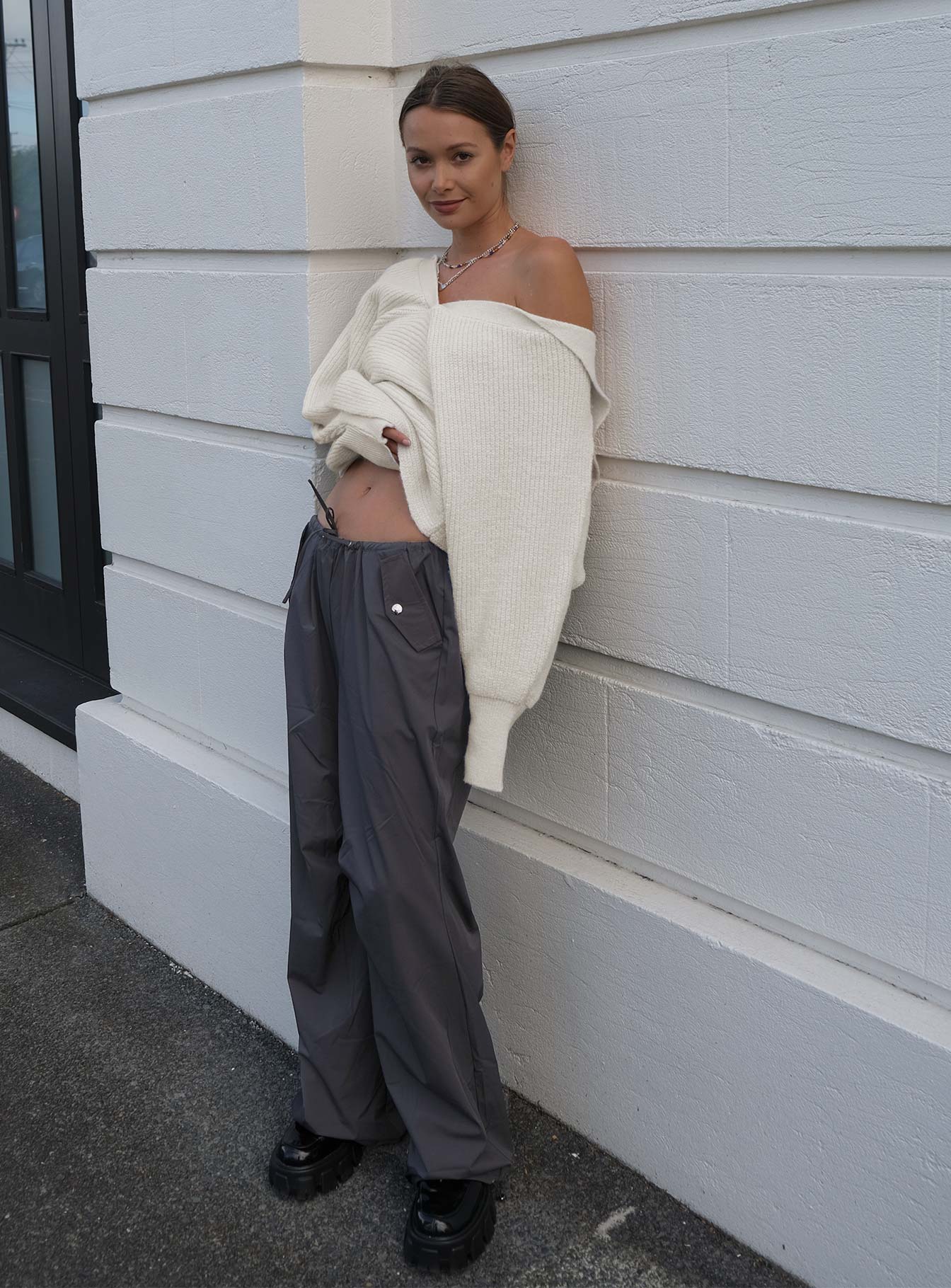 Snow Parachute Pants Slate - Image 17