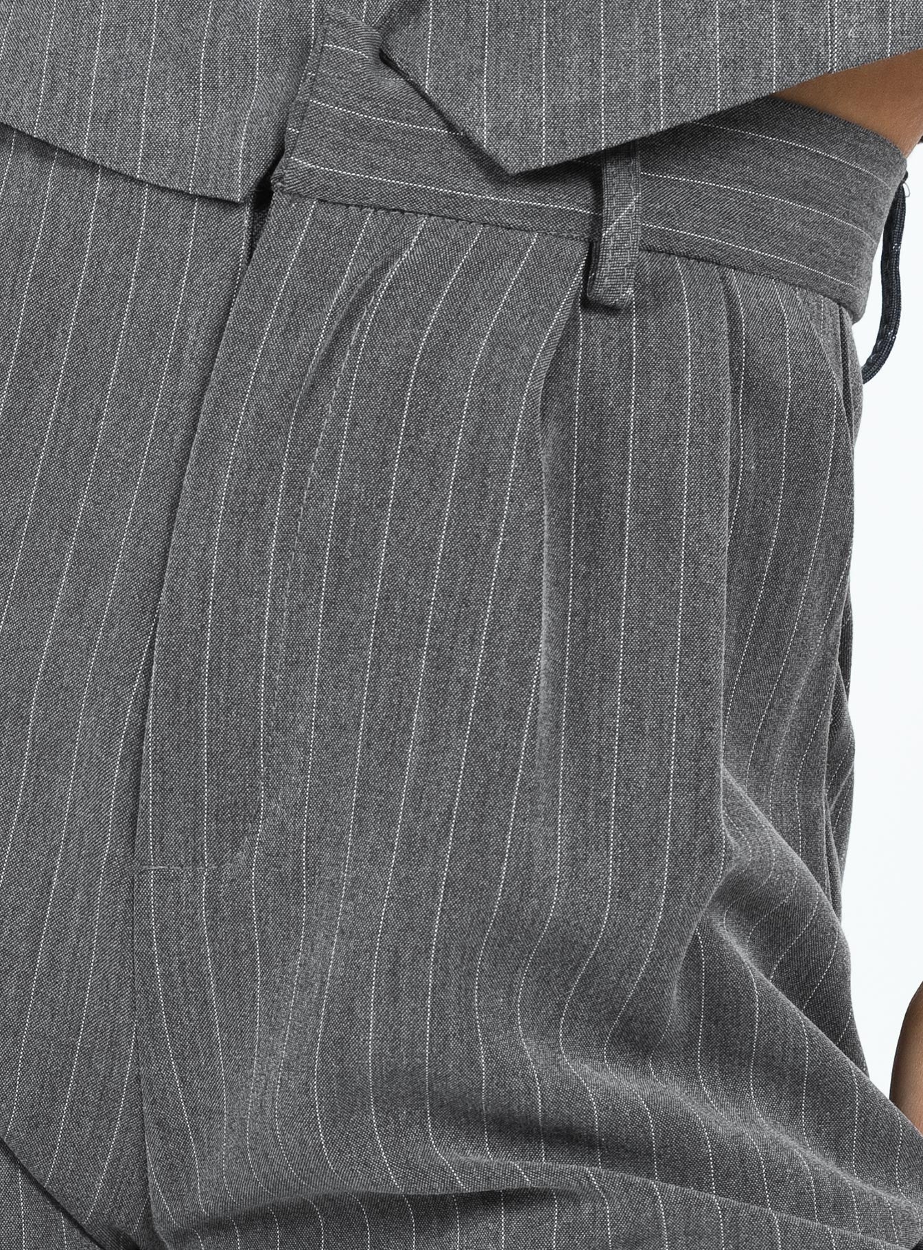Purley Pinstripe Pants Grey - Image 6