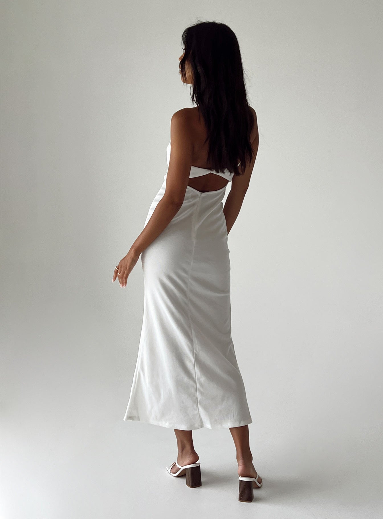 Carter Maxi Dress White - Image 6