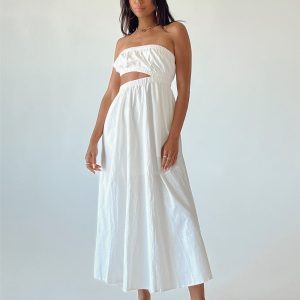 Raquel Midi Dress White