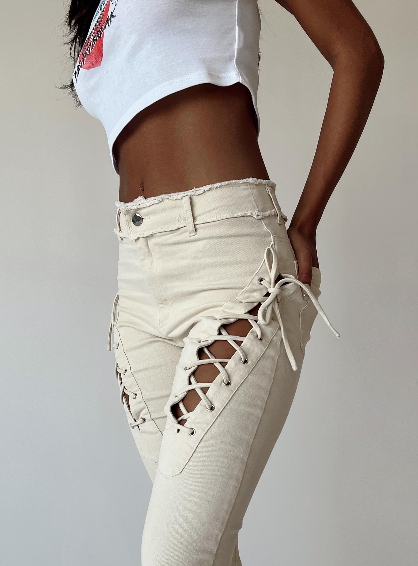 Parise Pants Beige - Image 6