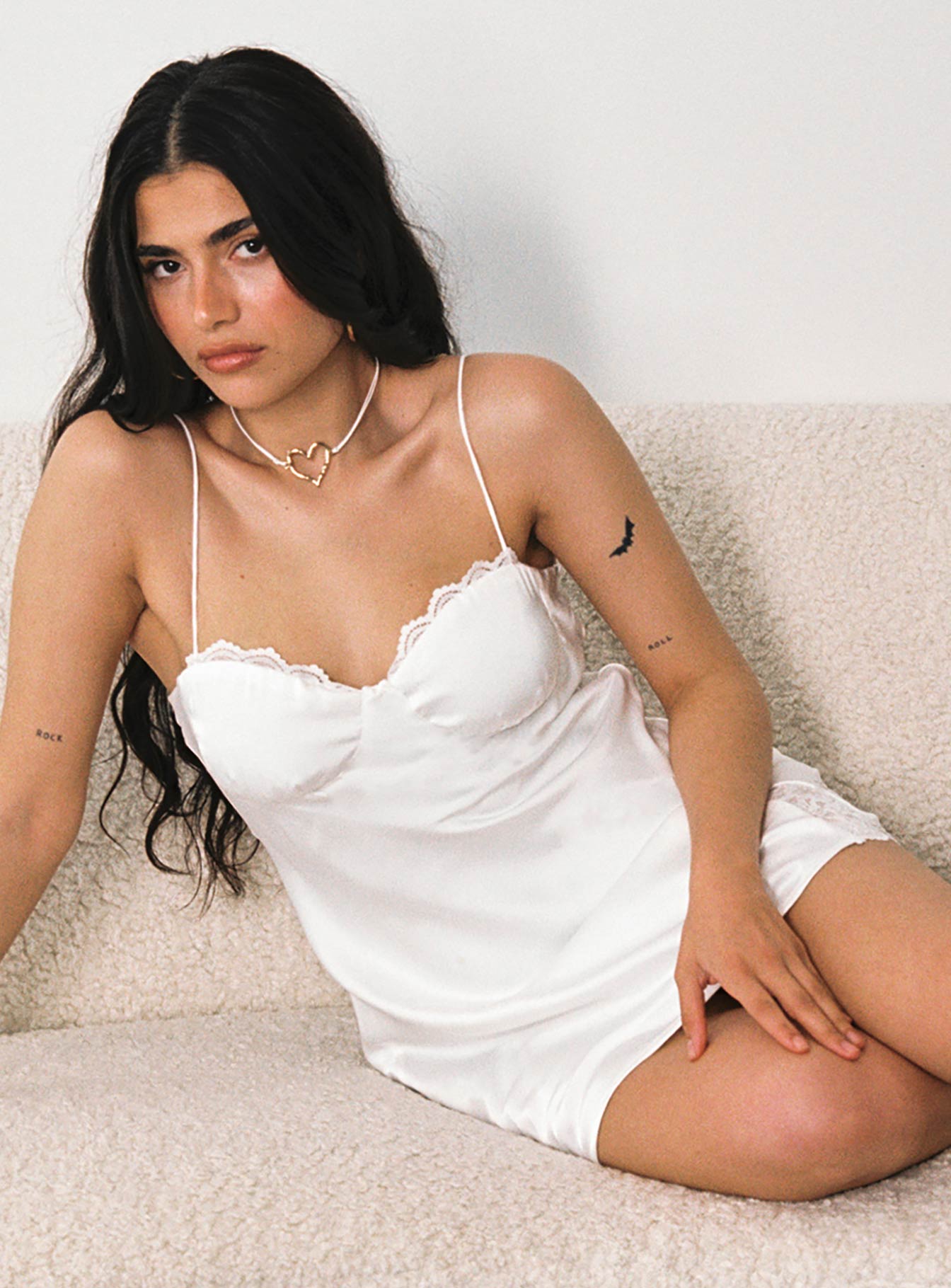 Snowbird Mini Dress White Petite - Image 6