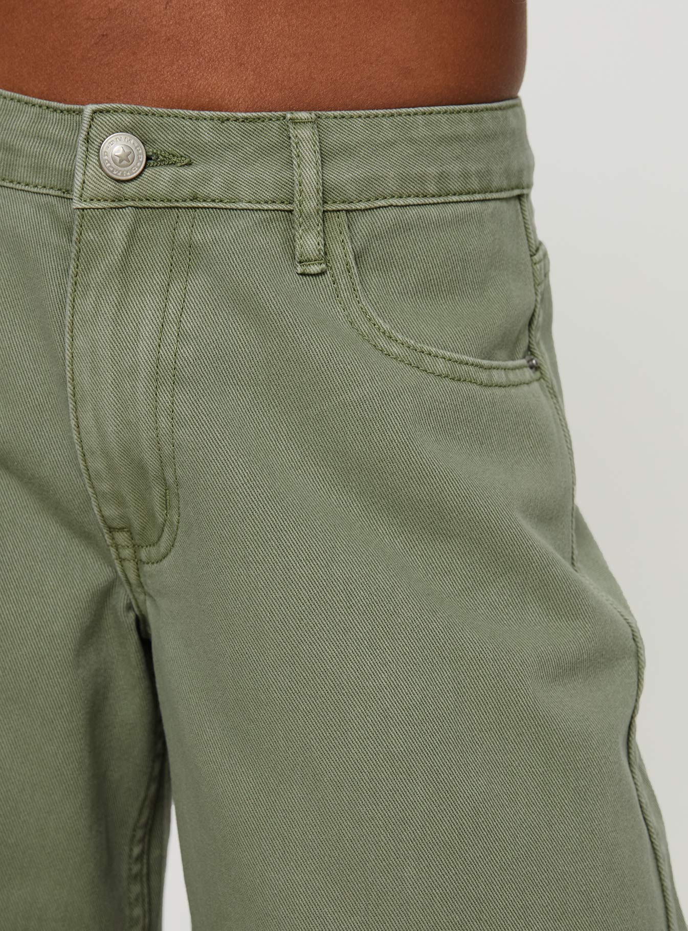 Ramos Low Rise Denim Jeans Sage - Image 6