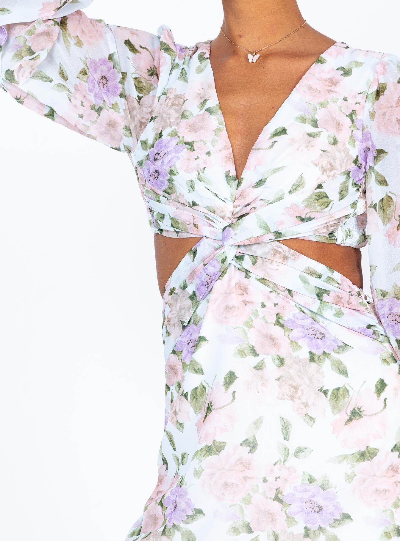 Bennett Mini Dress Multi Floral - Image 7