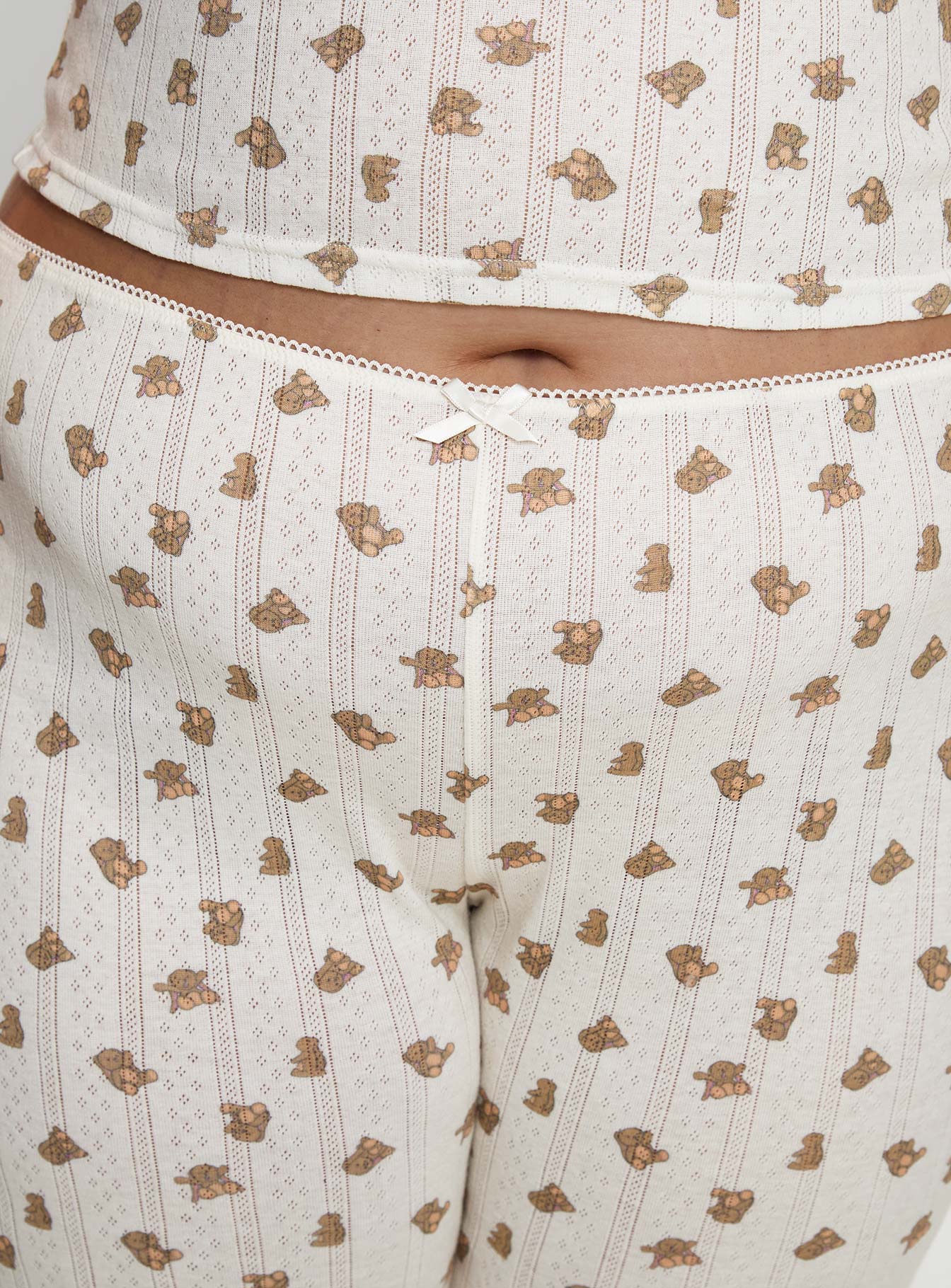 Sleepytea Pointelle Sleep Pant Multi Curve - Image 6