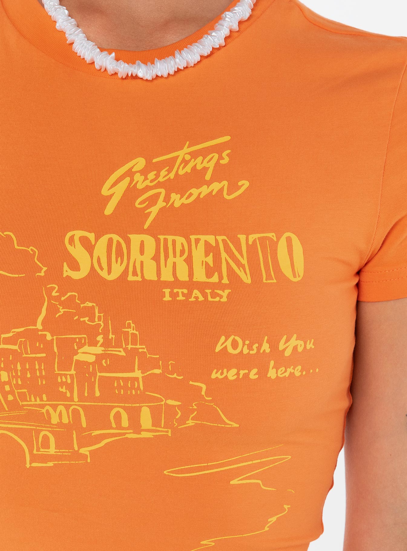 See You In Sorrento Graphic Tee Orange - Image 5