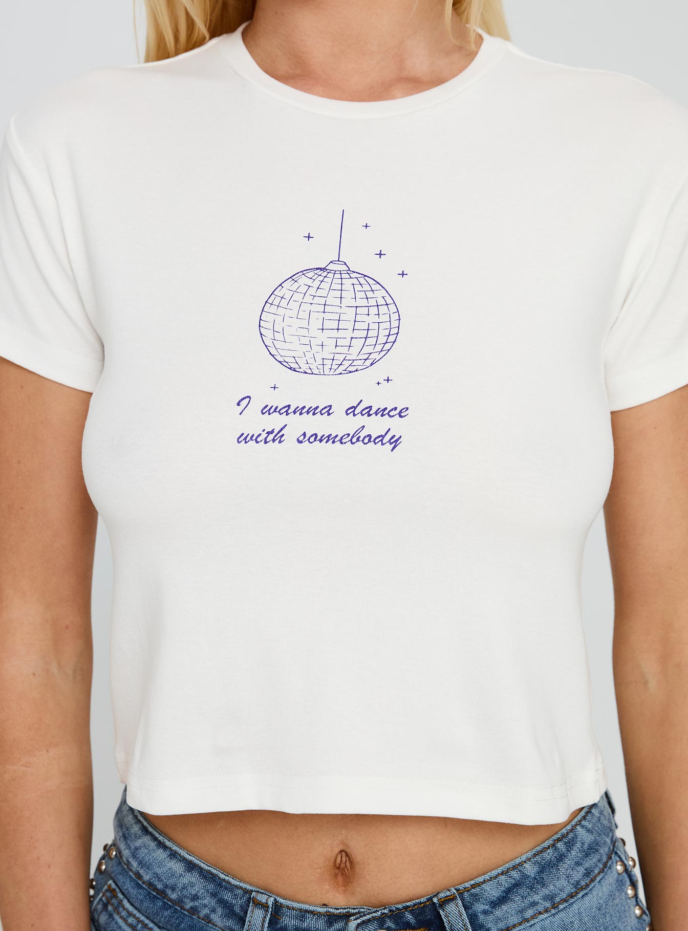 My Girl Graphic Top White - Image 6