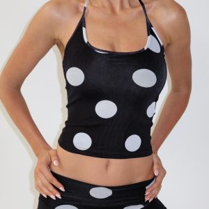 Ezekiel Top Black Polka