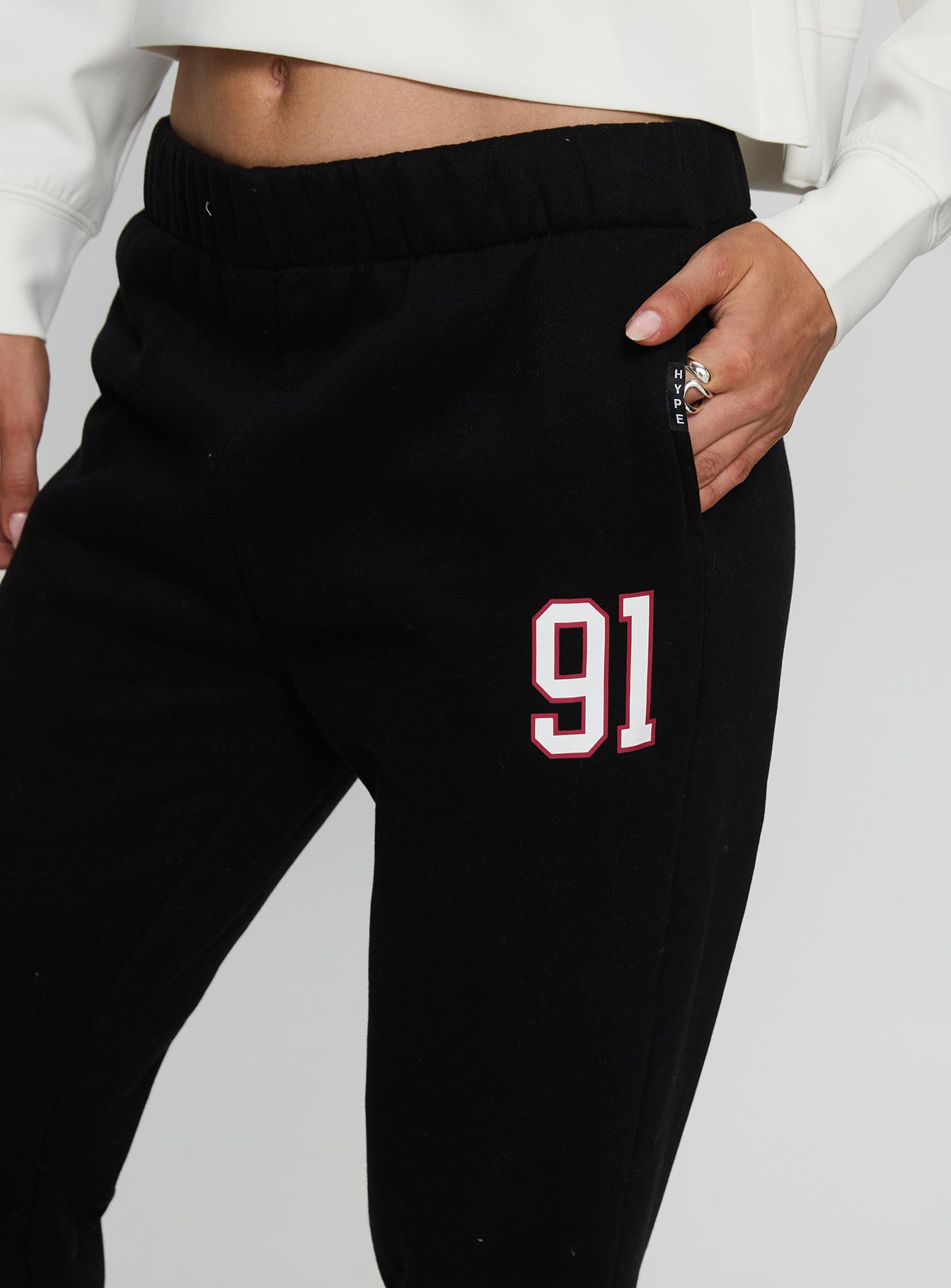 Stanford Basic Sweatpants Black - Image 6