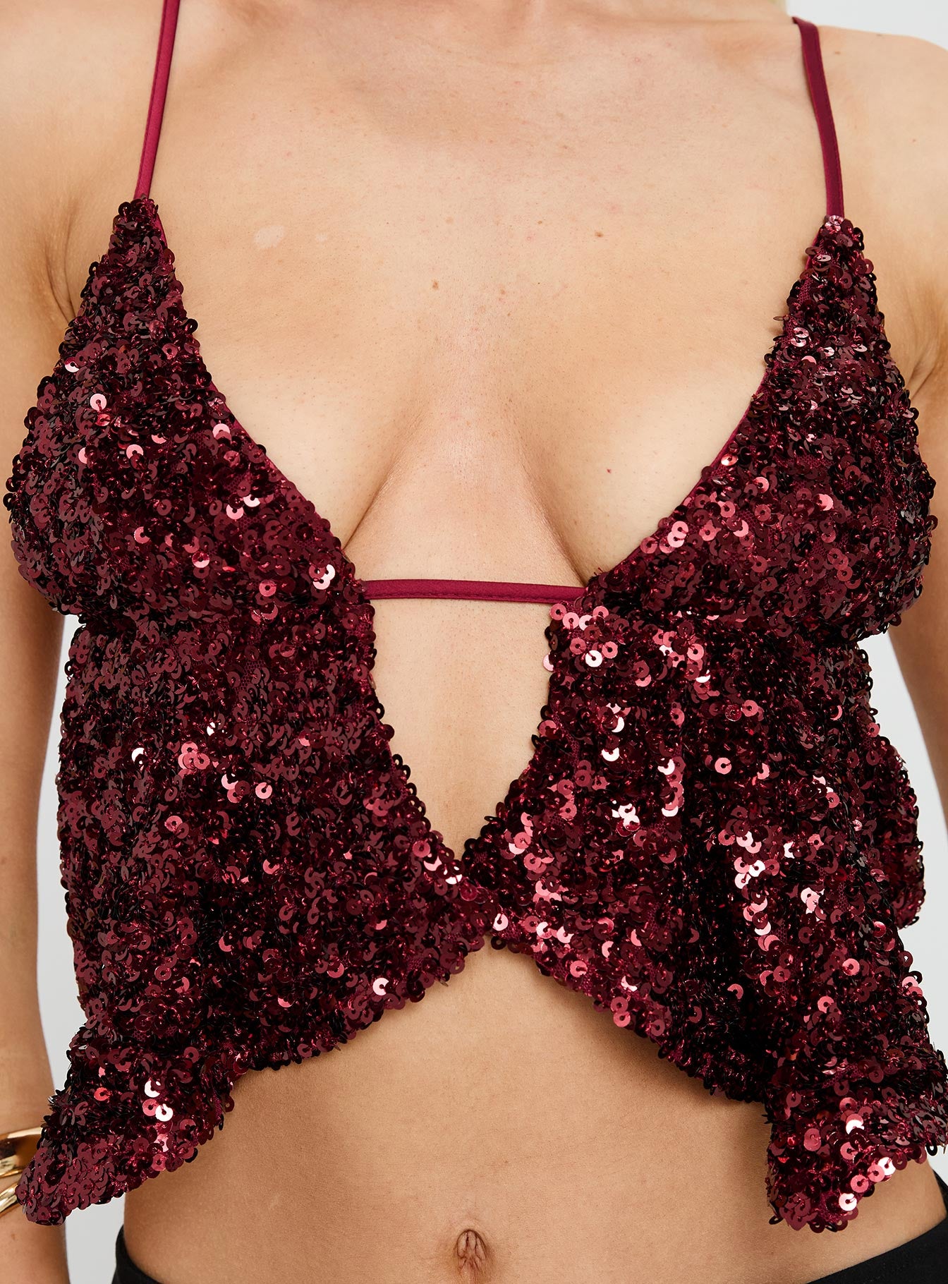 Rosaton Top Dark Red - Image 6