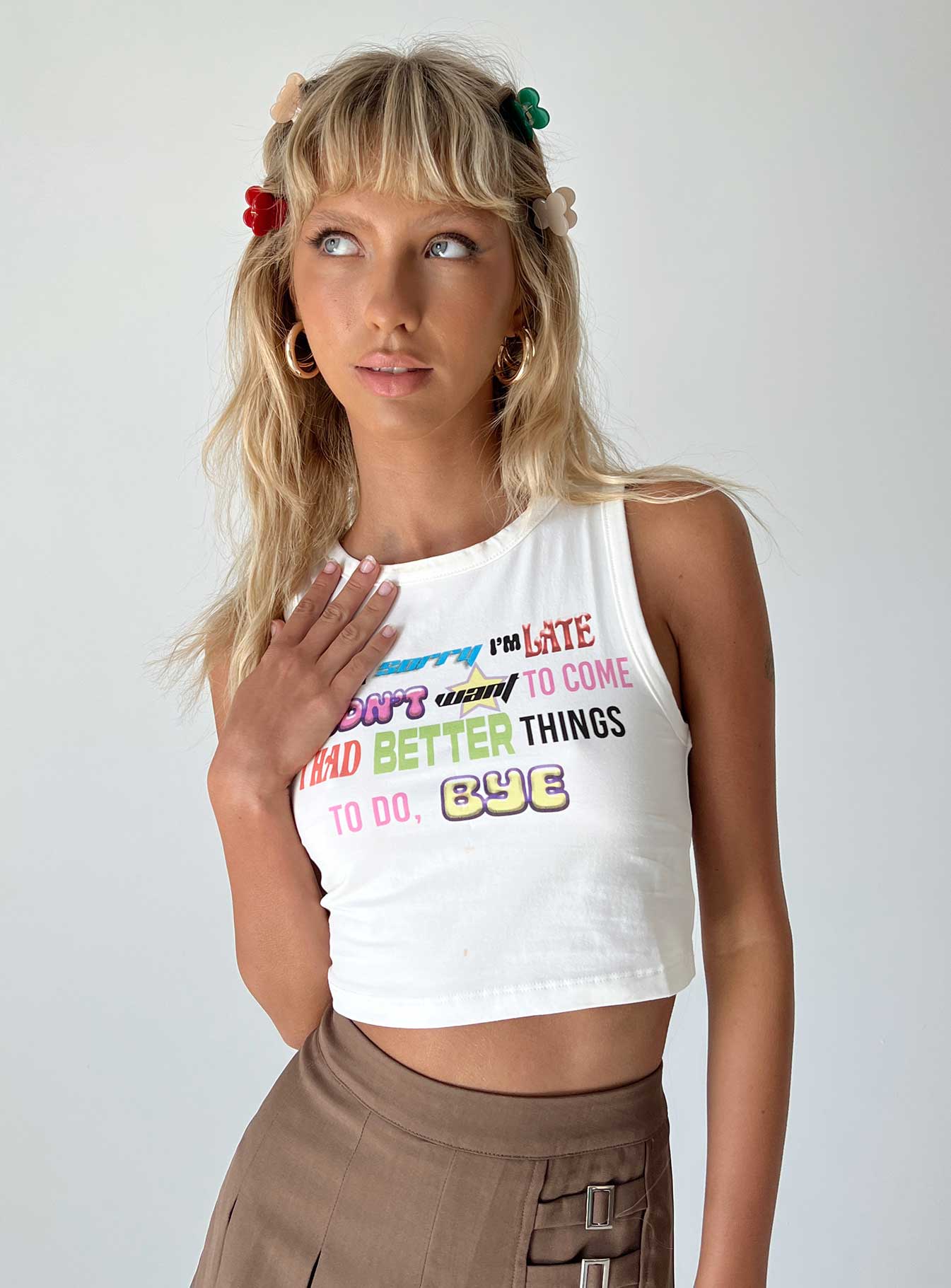 Better Things Tank Top White - Image 6