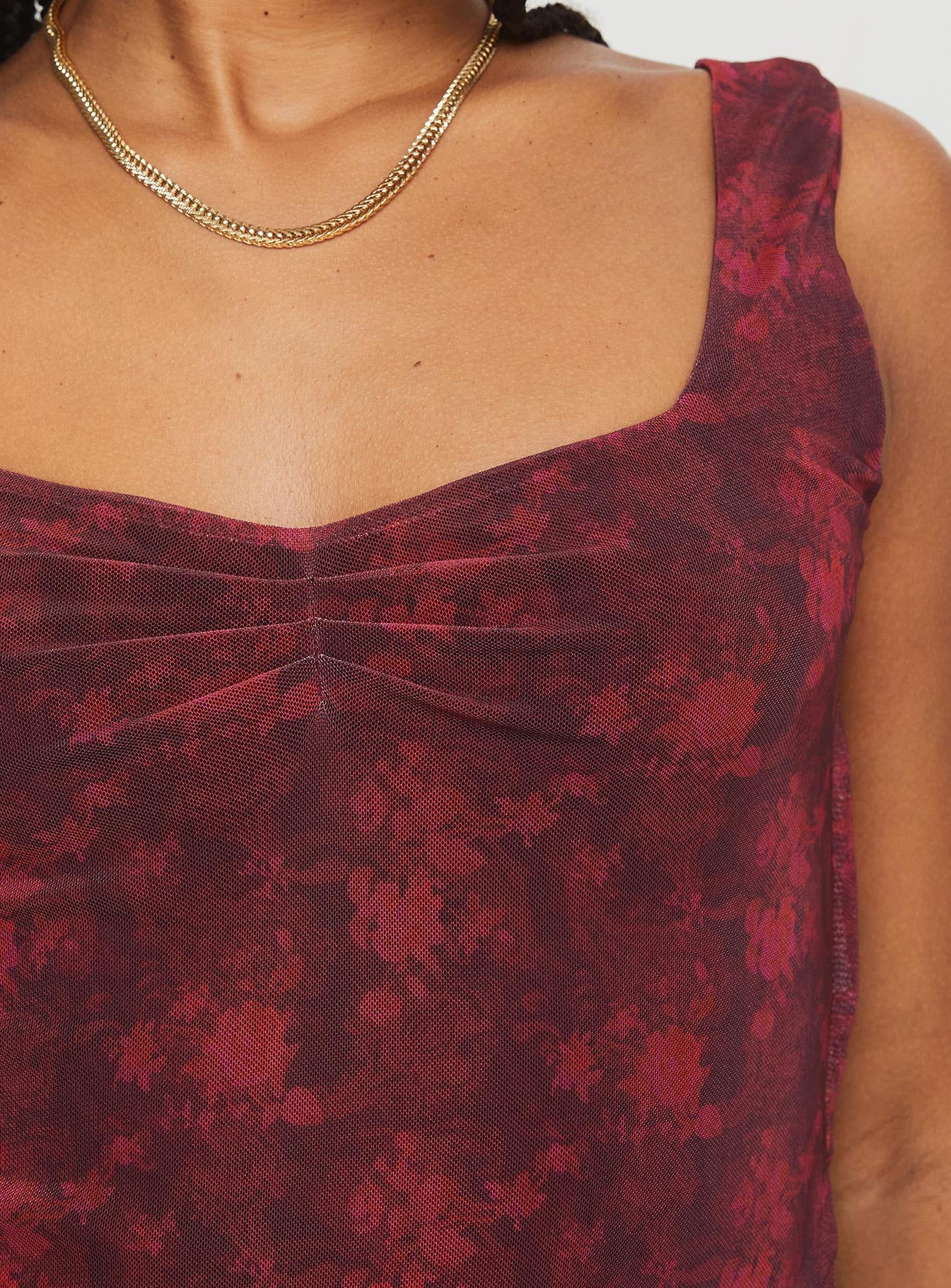 Rehna Top Red Floral - Image 6