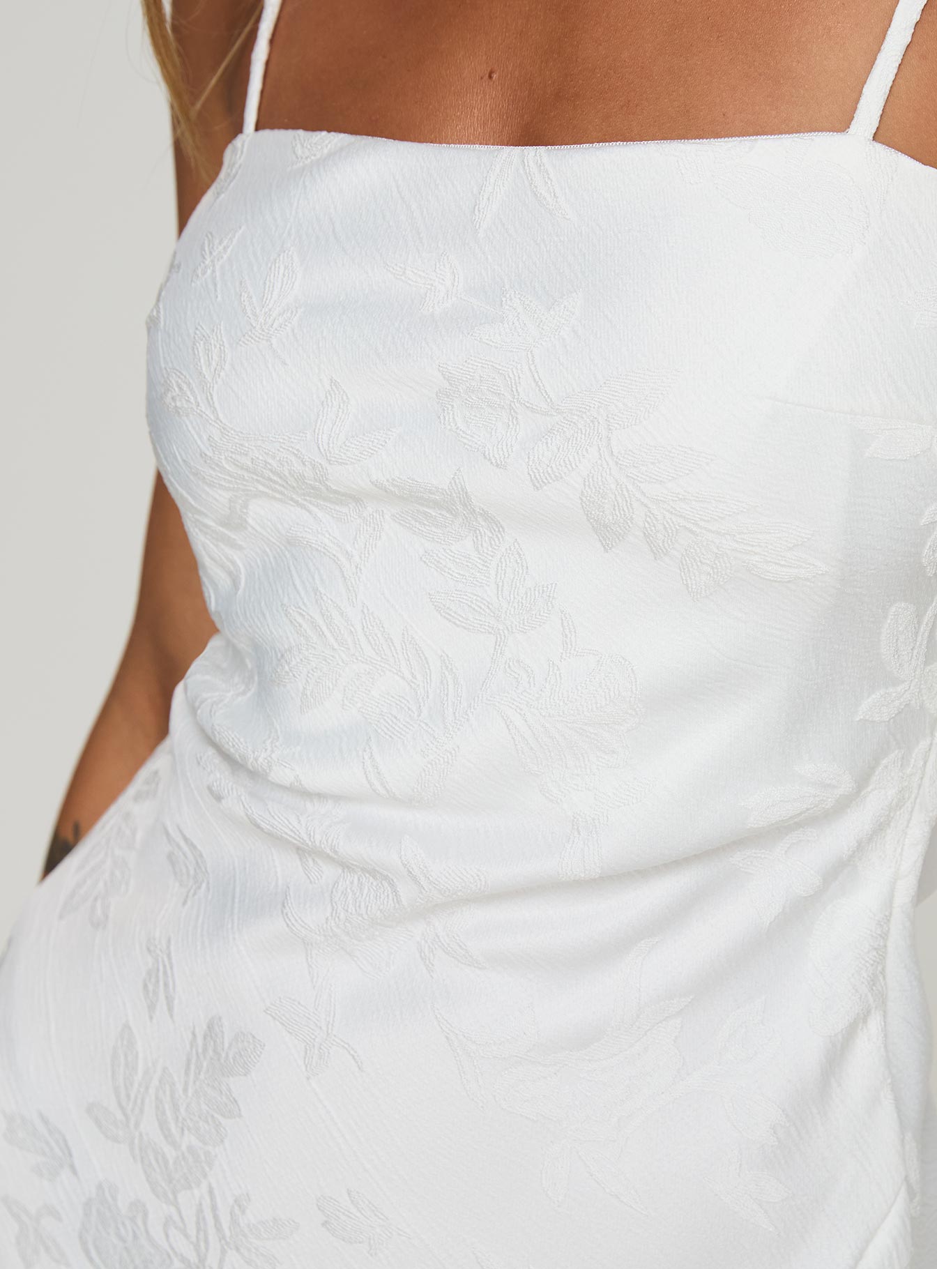 Old Oak Mini Dress White - Image 6