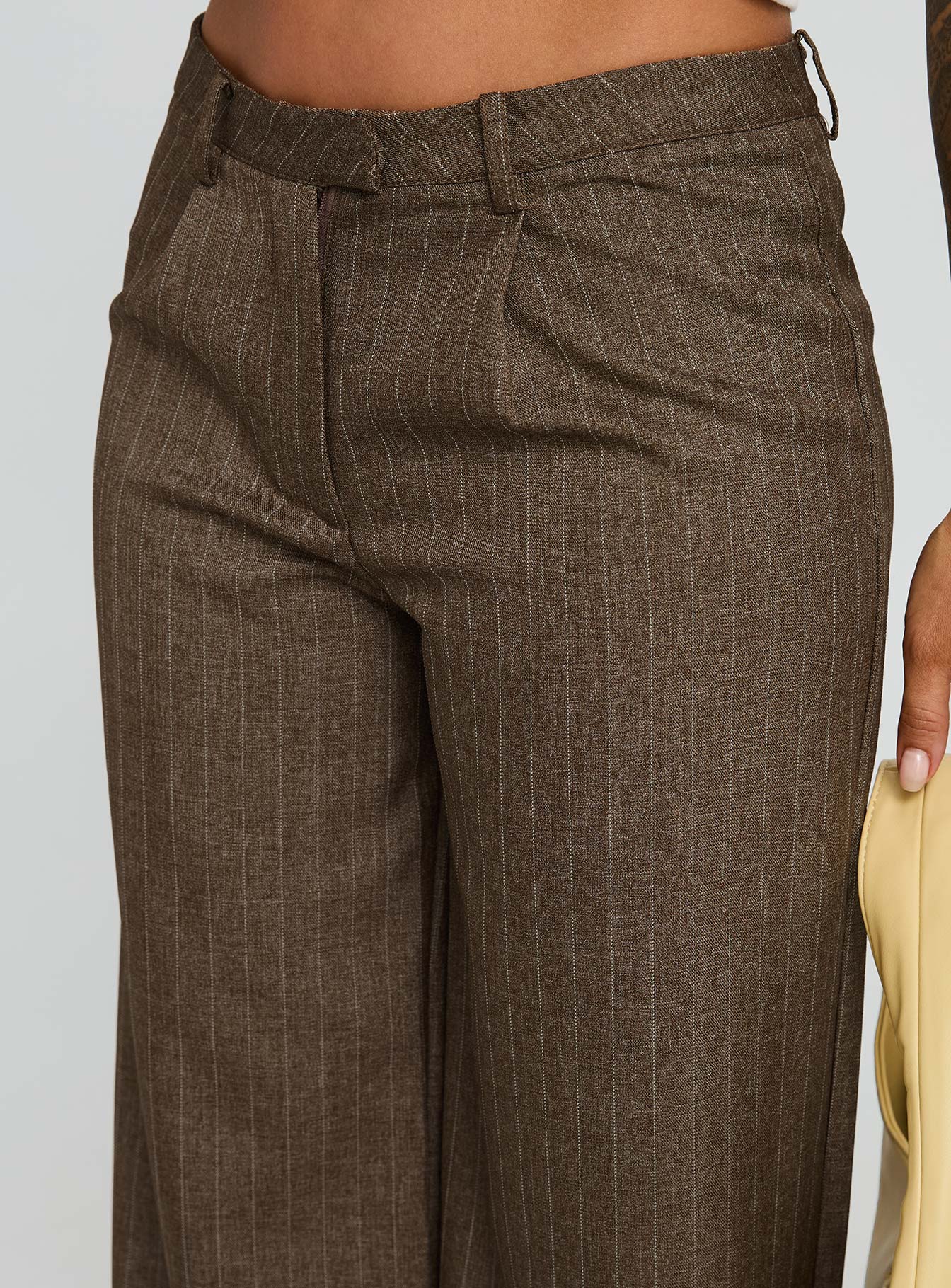 Broadcast Pants Beige Pinstripe - Image 5