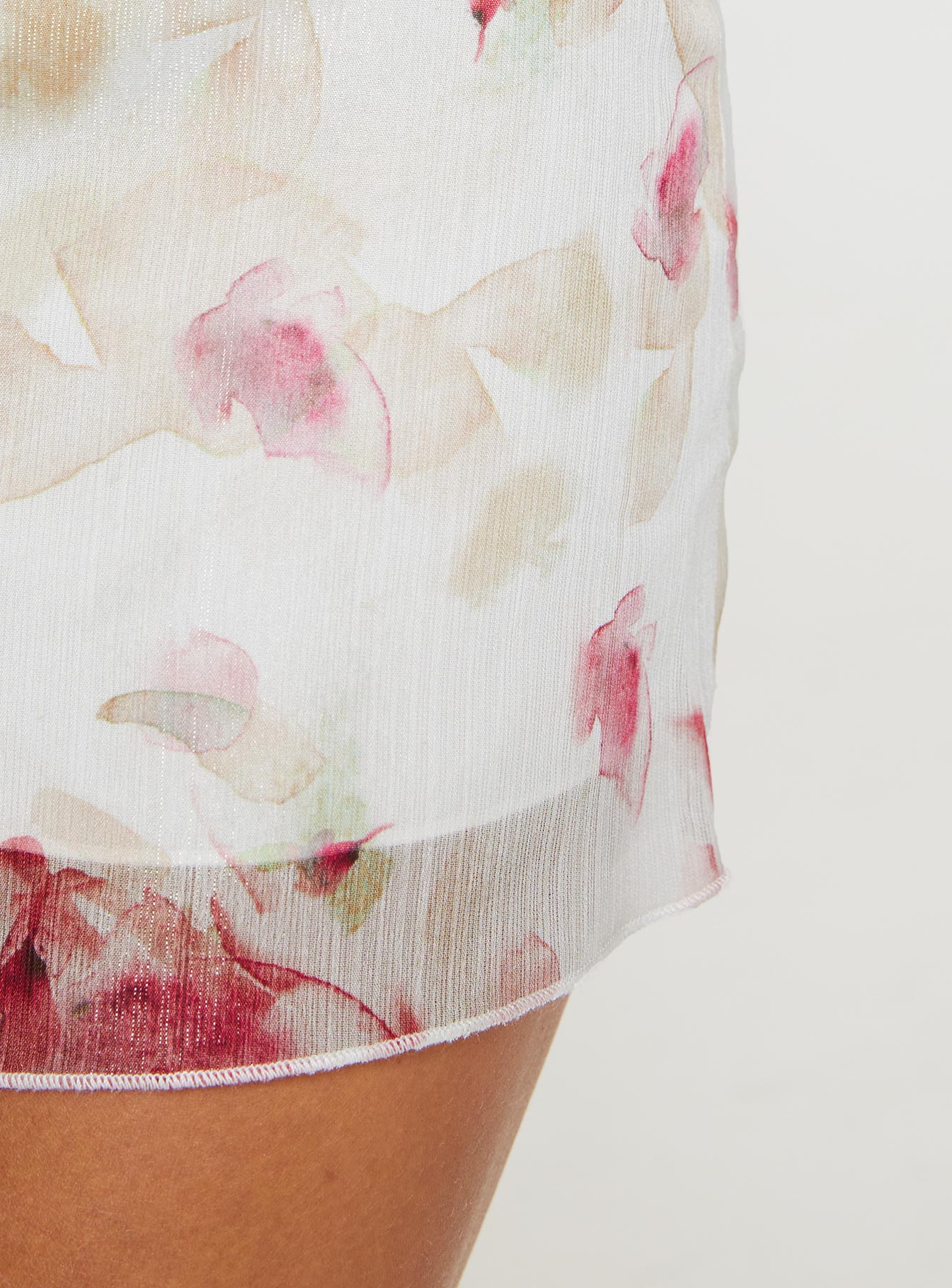 Moreau Mini Skirt Pink/white - Image 6