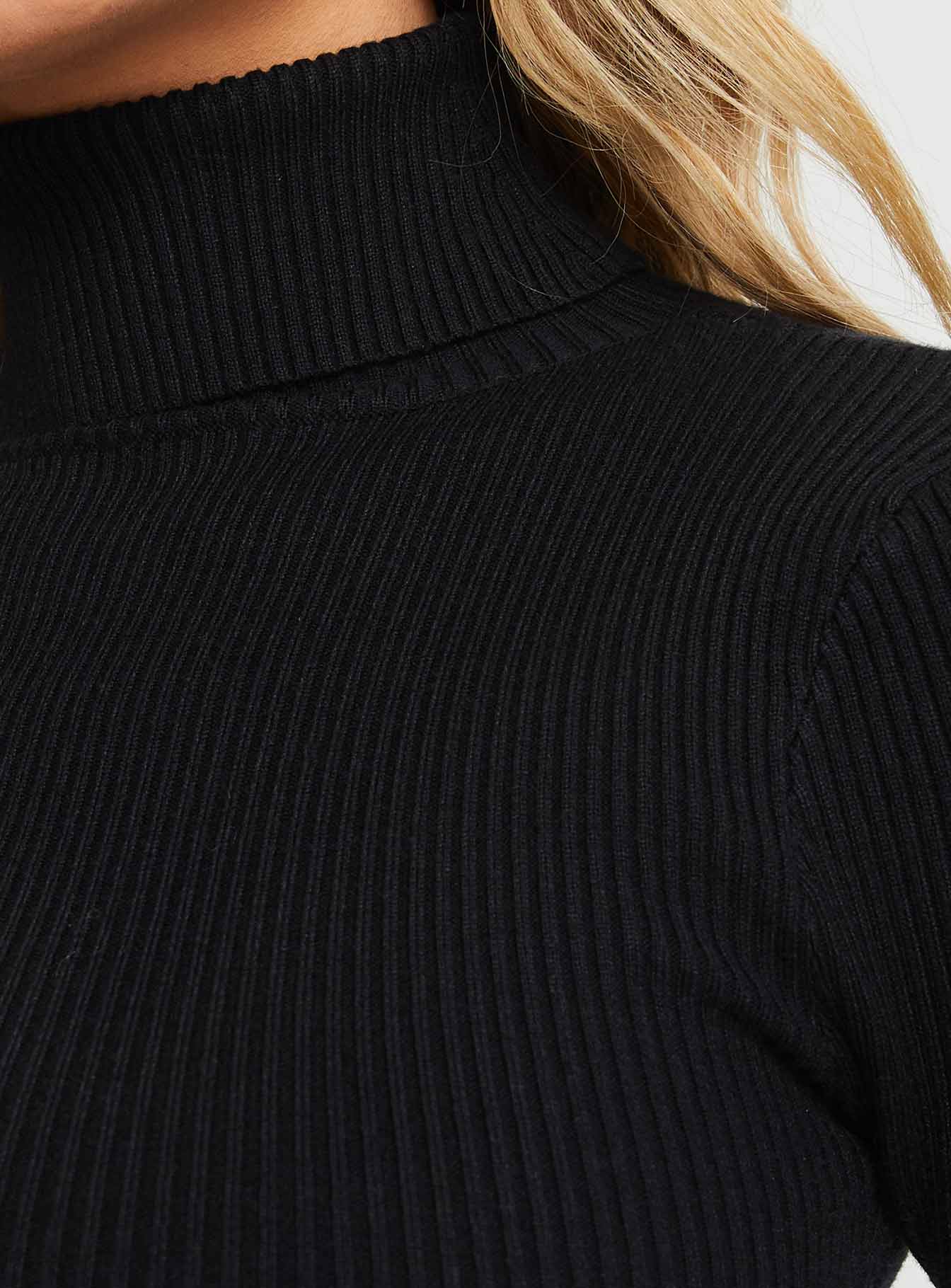 Sydella Long Sleeve Maxi Dress Black - Image 5