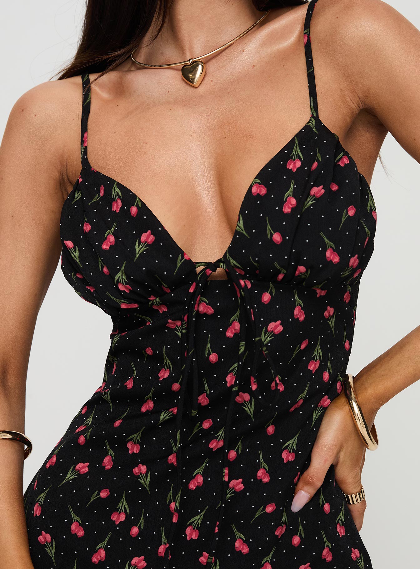 Dorothie Mini Dress Multi Floral - Image 6