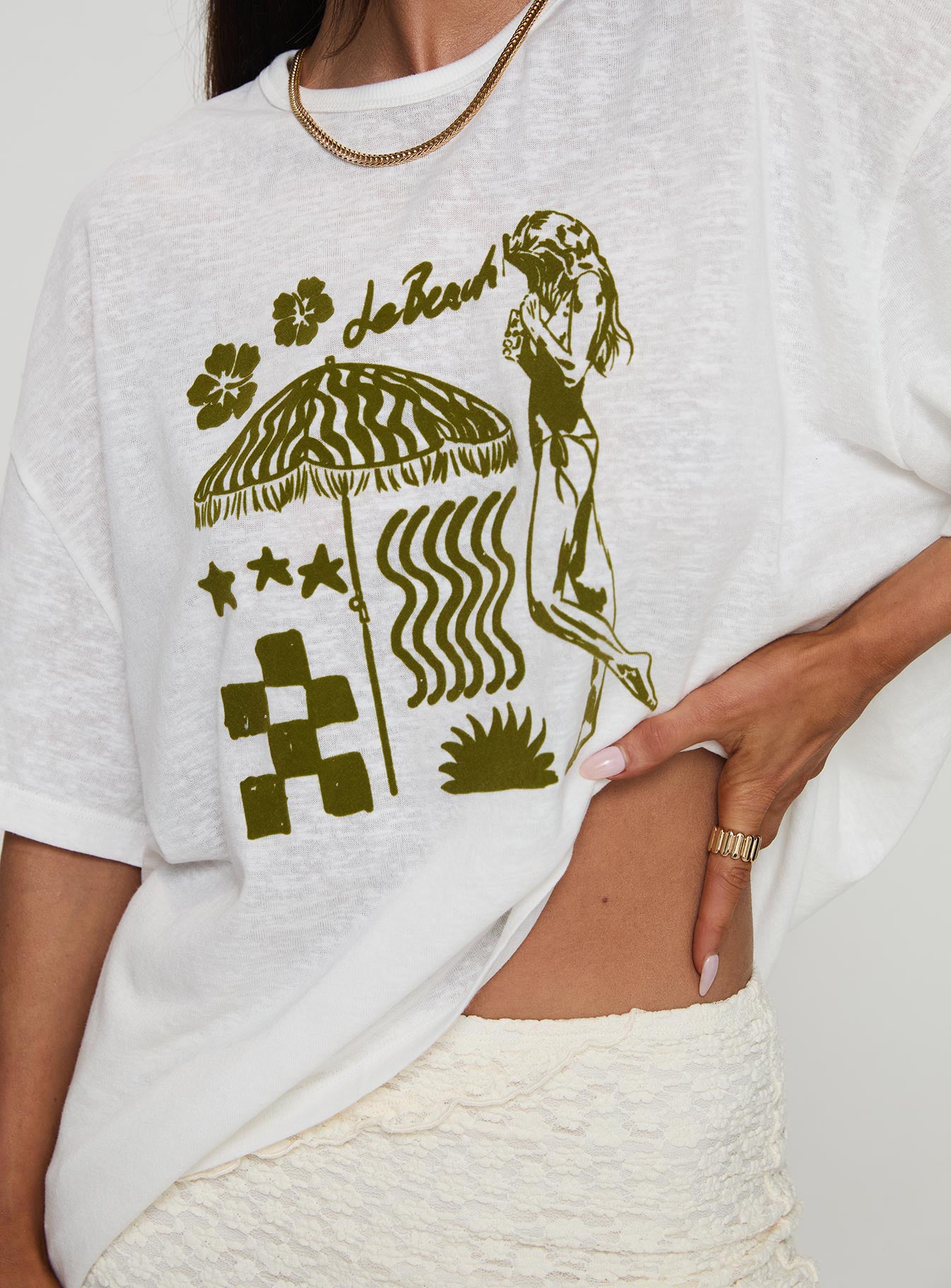 Nozomi Tee White - Image 6