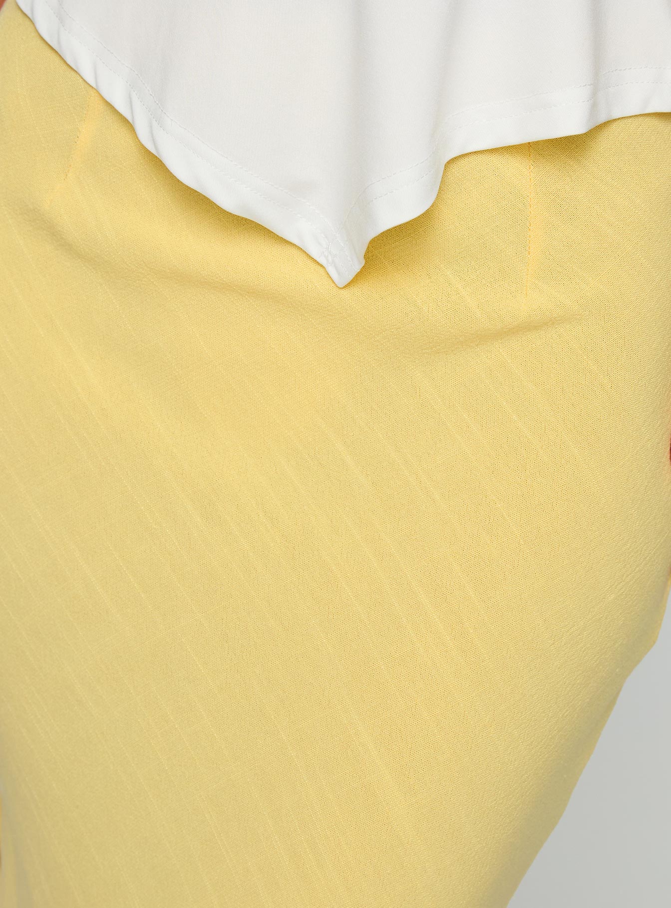 Jodie Maxi Skirt Lemon Yellow - Image 6