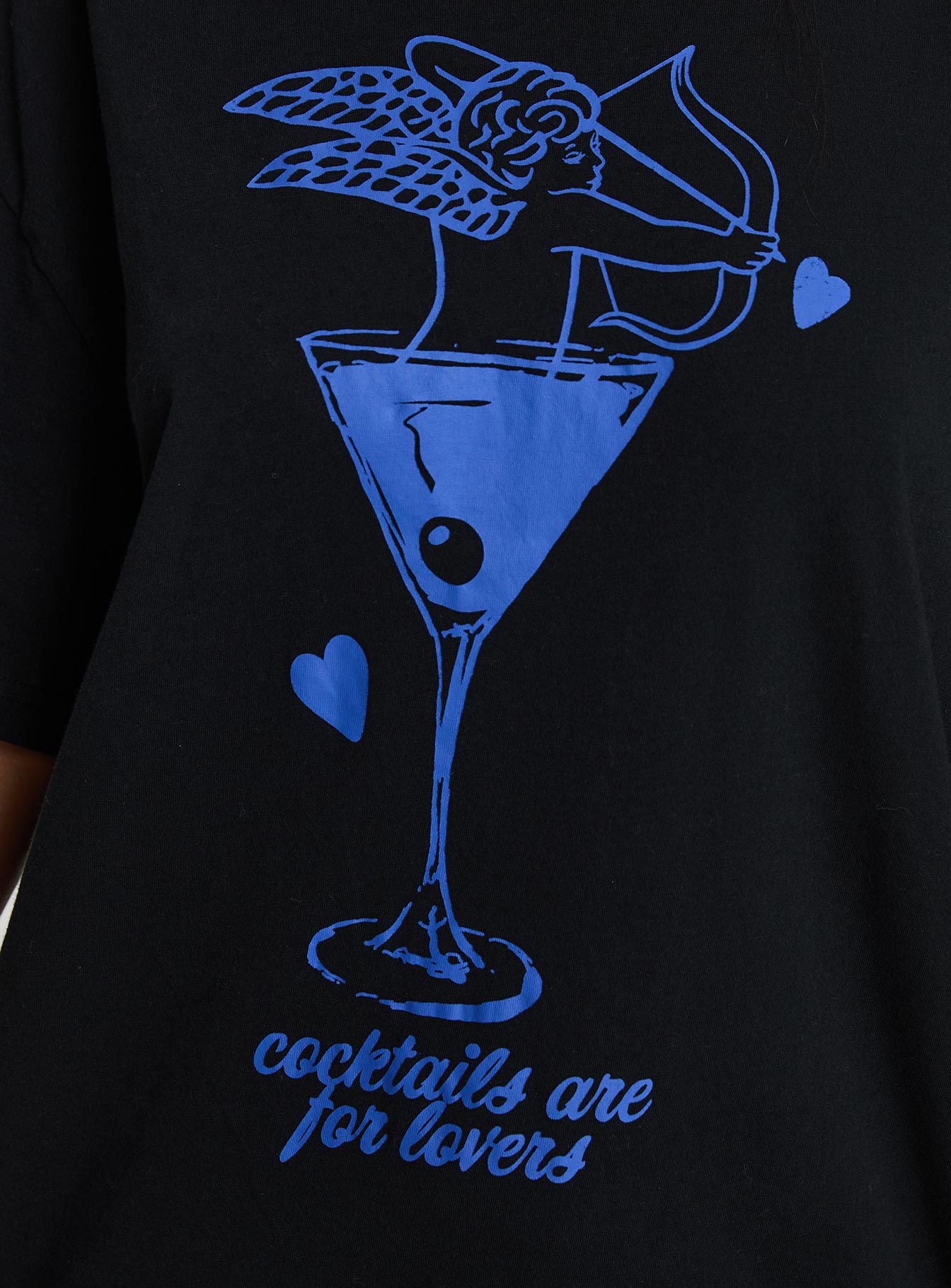 Cocktail Hour Oversized Tee Black - Image 6